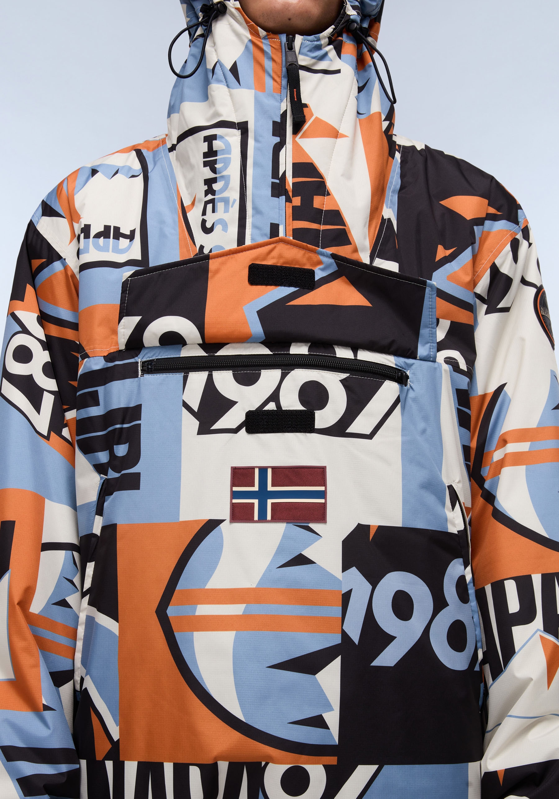 Napapijri Veste fonctionnelle »NEXT« mit Kapuze Regular fit mit Kapuze und Stehkragen