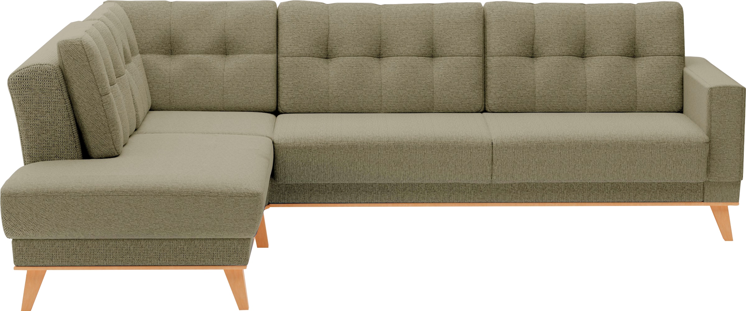 sit&more Ecksofa »Lavida L-Form«, wahlweise mit Kippfunktion und Bettkasten