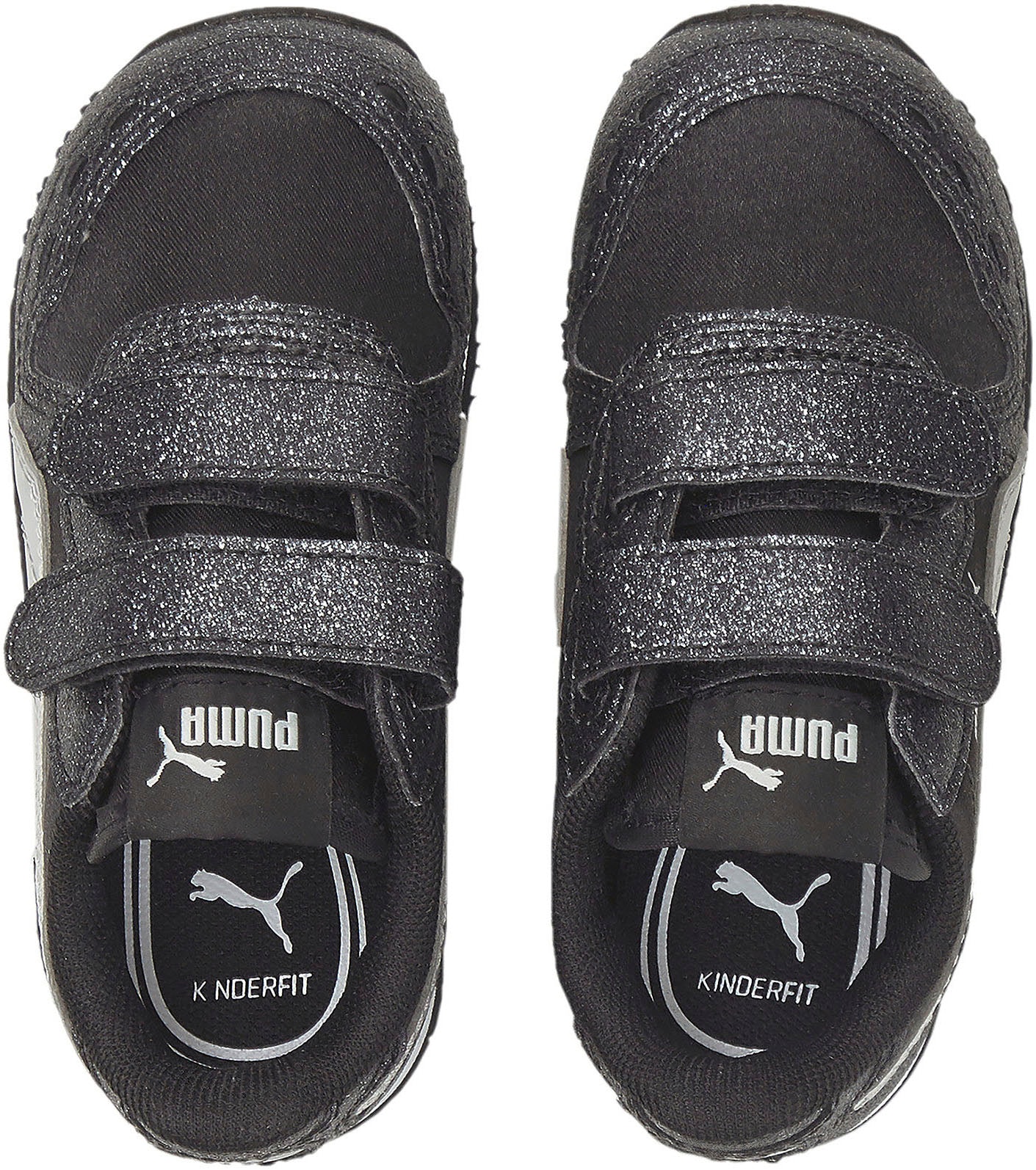 PUMA Sneaker »CABANA RACER GLITZ V INF«, für Babys mit Klettverschluss