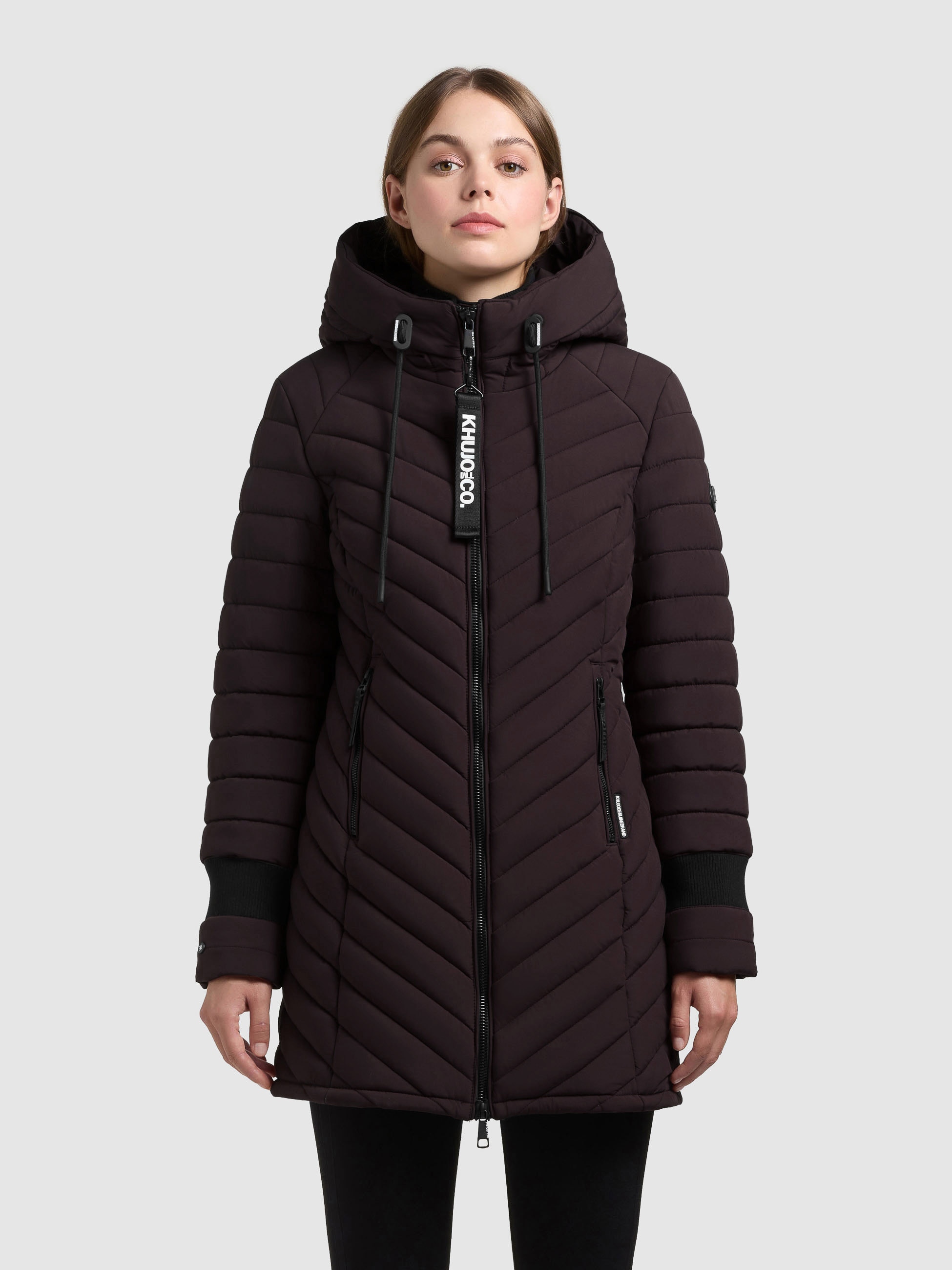 Image of khujo Steppmantel "NITA4" aus Steppware mit Polyester, lockere Passform