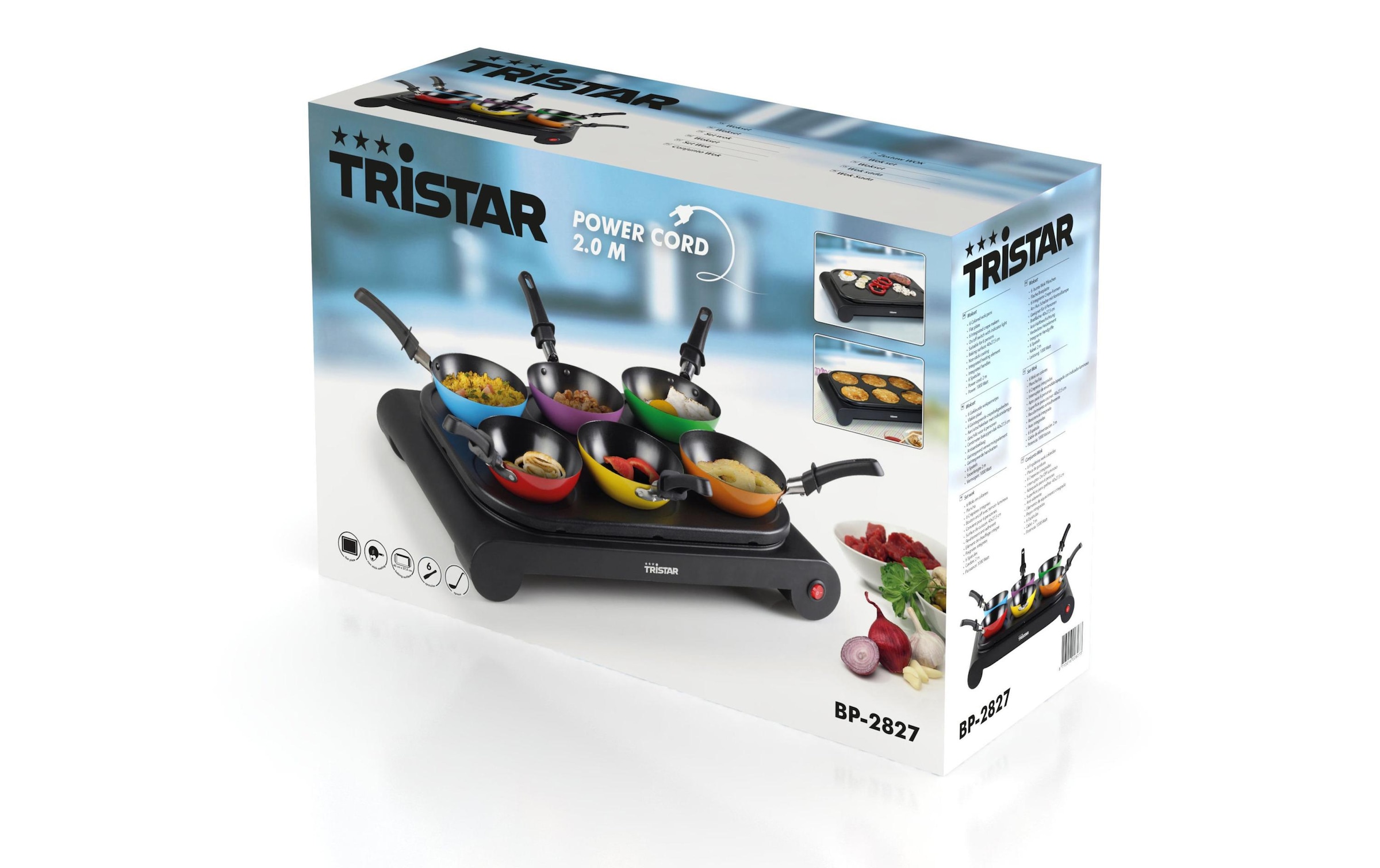 Tristar Raclette »Wok Set für 6 Personen«, 1000 W