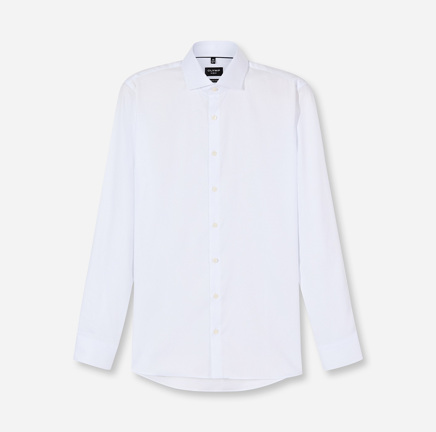 OLYMP Langarmhemd »No 6 six« Royal Kentkragen, Businesshemd, super slim fit