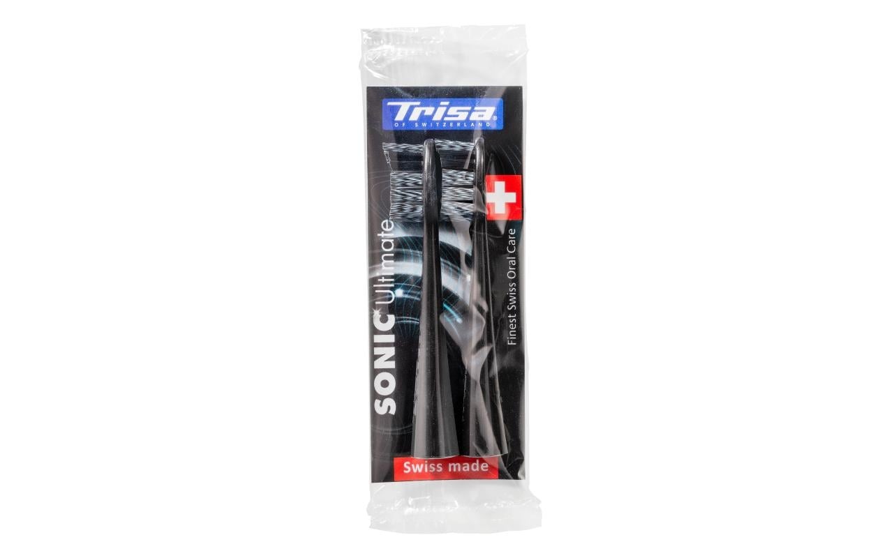 Image of Trisa Aufsteckbürste "Sonic Ultimate Black 2 Stück"