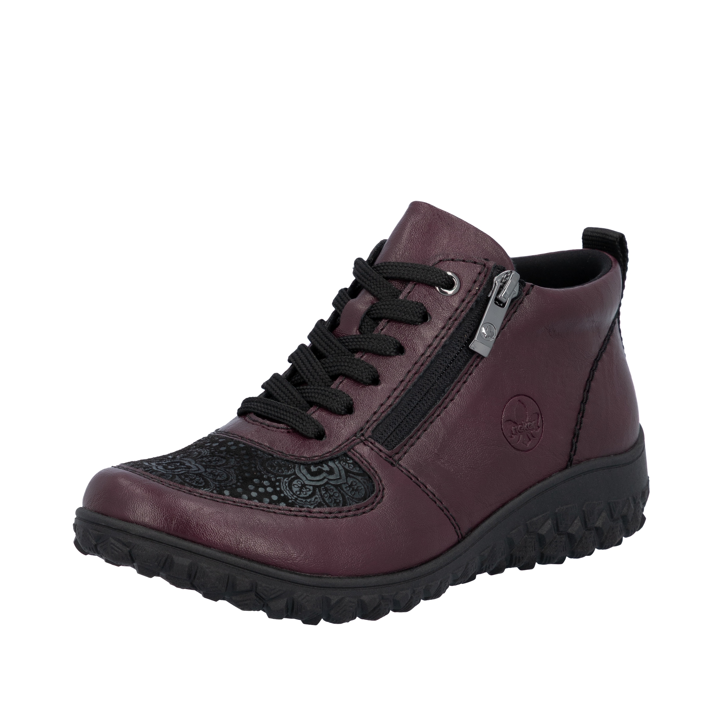 Image of Rieker Sneakerboots High Top Sneaker, Schnürboots, Stiefelette mit floralem Muster