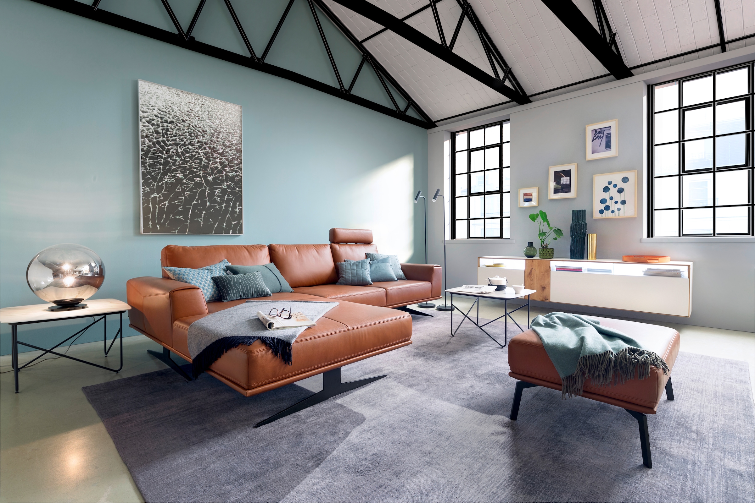 SCHÖNER WOHNEN-Kollektion Tapis »Alessa« Rectangulaire 5 mm Höhe Viskose, Wohnzimmer