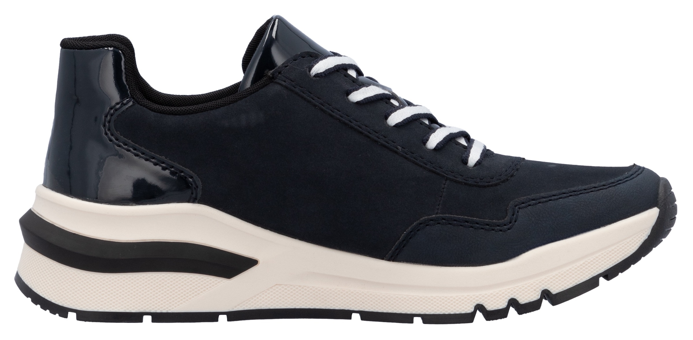 Rieker Wedgesneaker, Freizeitschuh, Halbschuh, Schnürschuh in bequemer Form