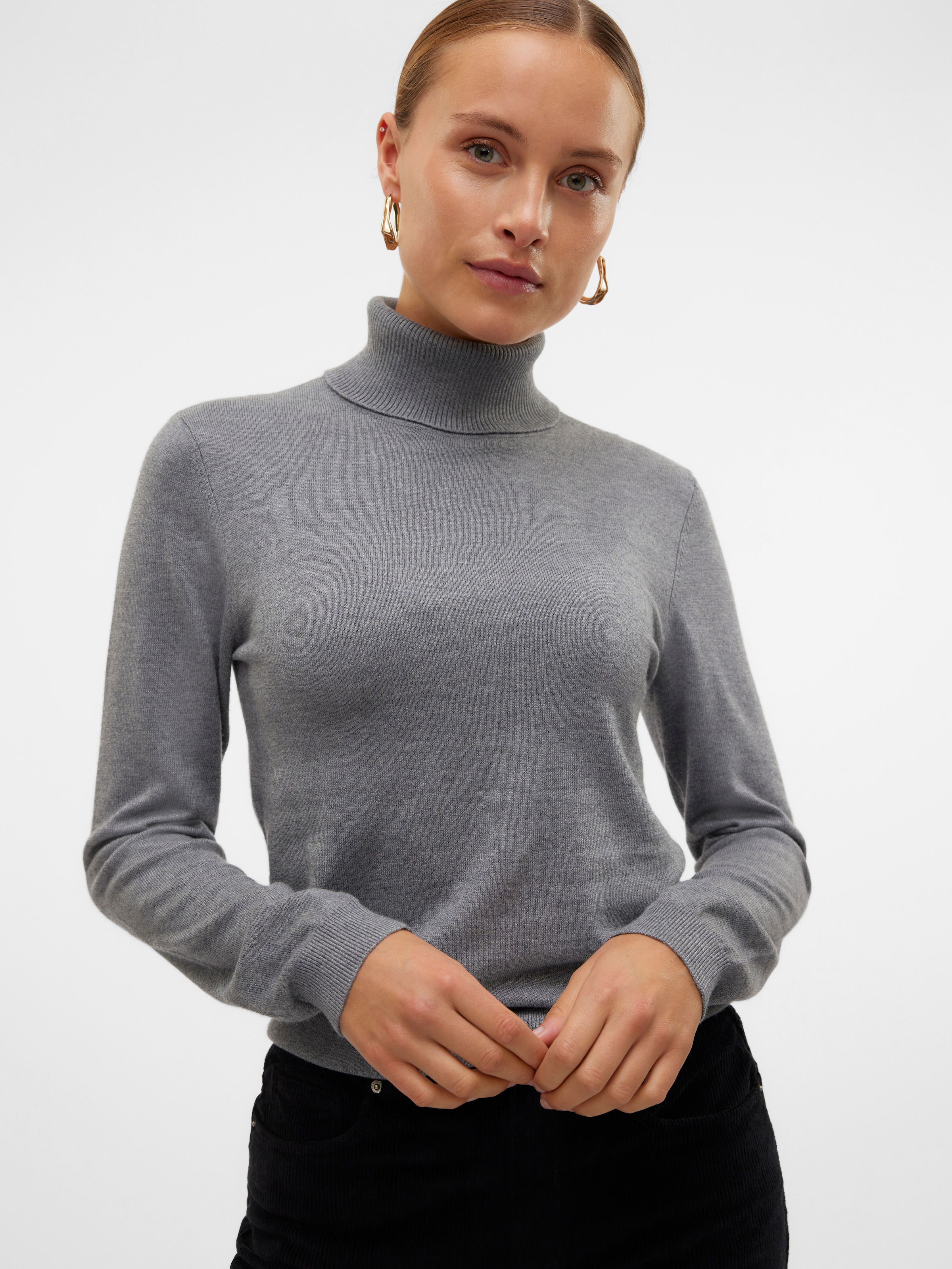 Vero Moda Strickpullover »VMIRIS LS ROLLNECK PULLOVER GA NOOS«