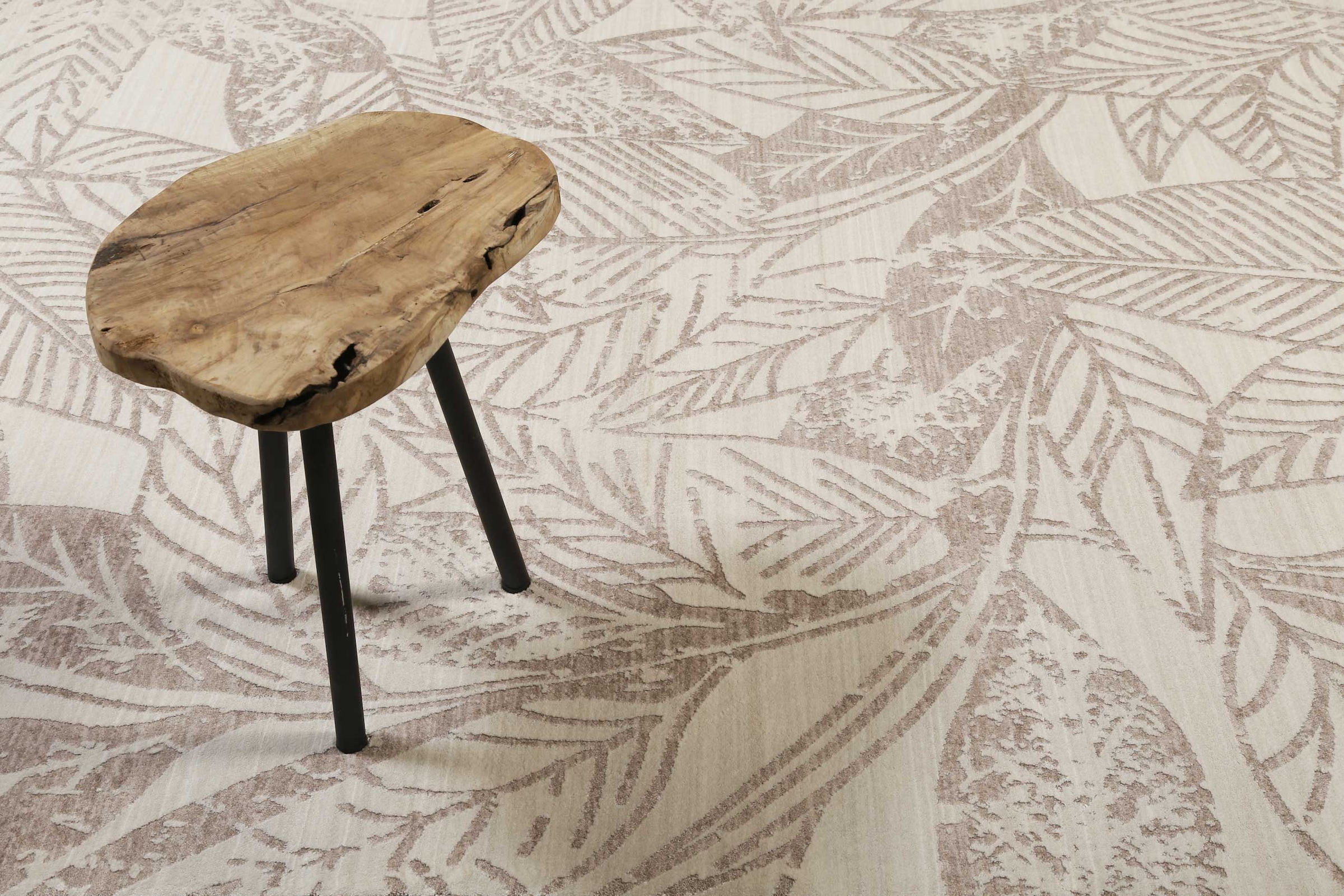 Esprit Teppich »Inga« rechteckig 10 mm Höhe Kurzflorteppich, gewebt, floral, modern, Wohnzimmer, natur