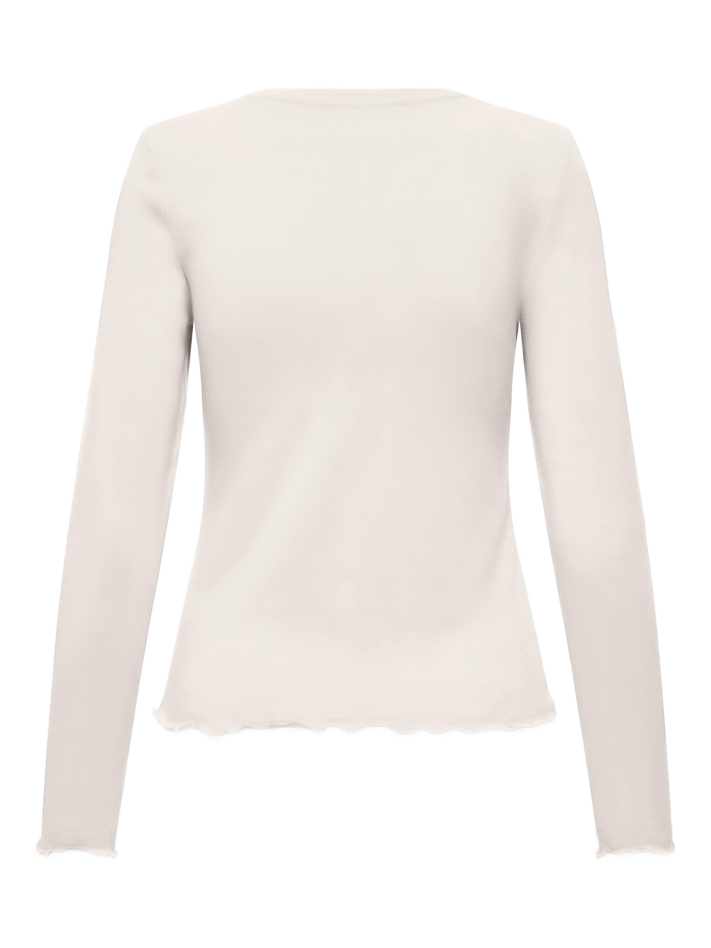 ONLY T-shirt à manches longues »ONLVIRRO O NECK L/S TOP BOX JRS« Materialmix, regular fit
