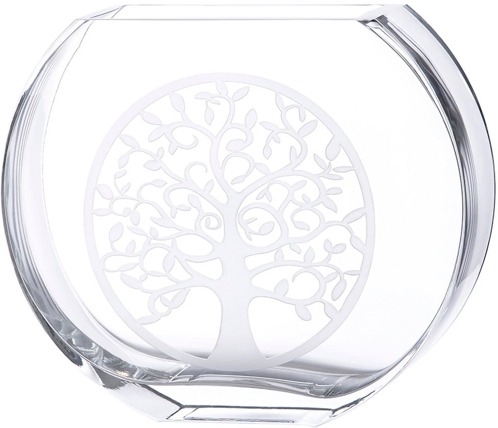 Image of Casablanca by Gilde Tischvase "Lebensbaum" Vase aus Glas