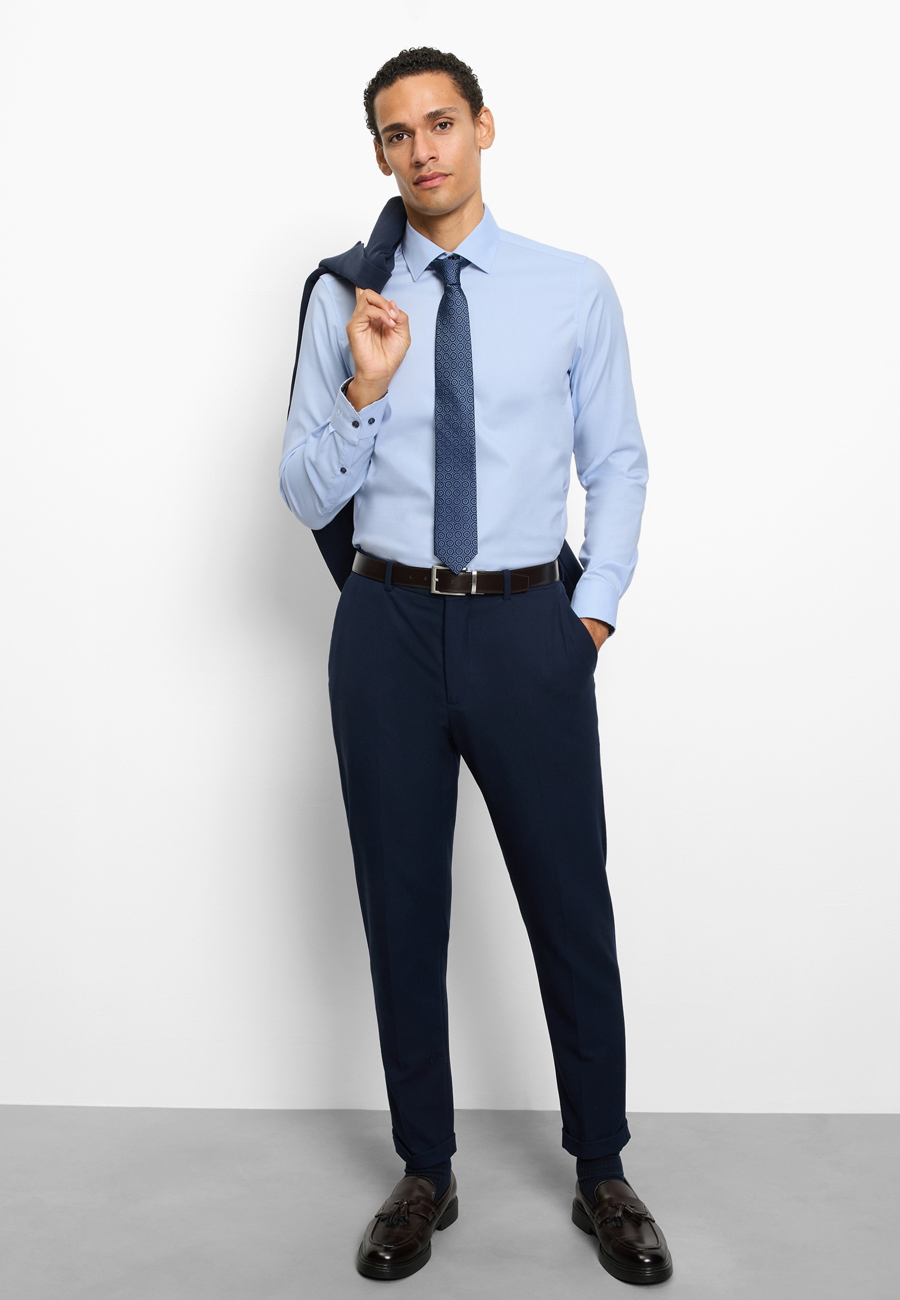 OLYMP Chemise à manches longues »Level Five« extra langer Arm, Businesshemd, body fit