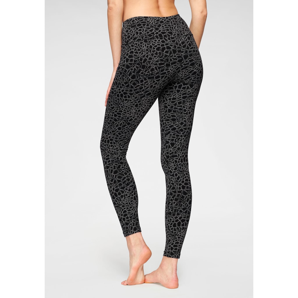 H.I.S Leggings, (2er-Pack), in bedruckt und uni