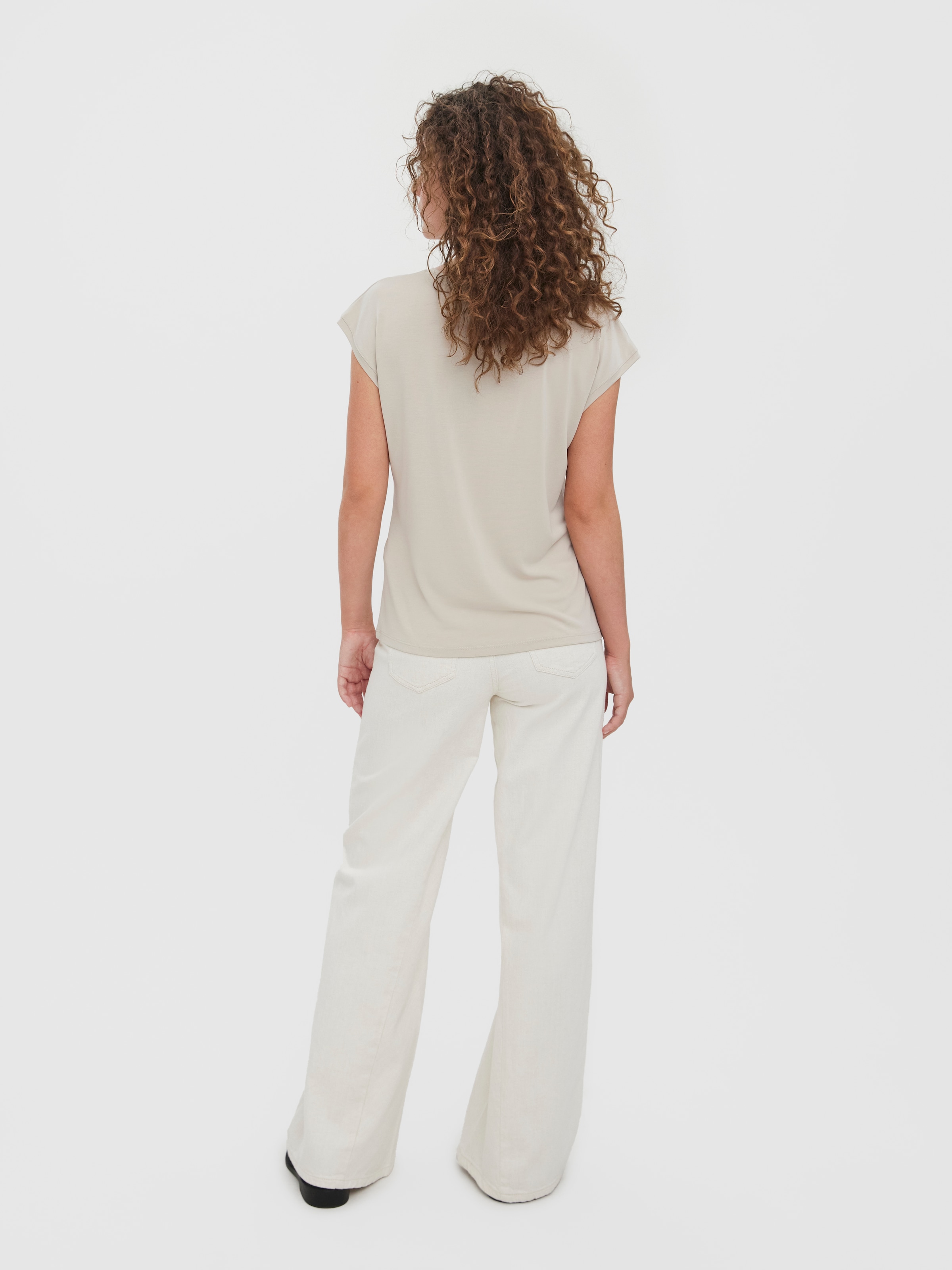 Vero Moda V-Shirt »VMFILLI SS V-NECK TEE GA NOOS«