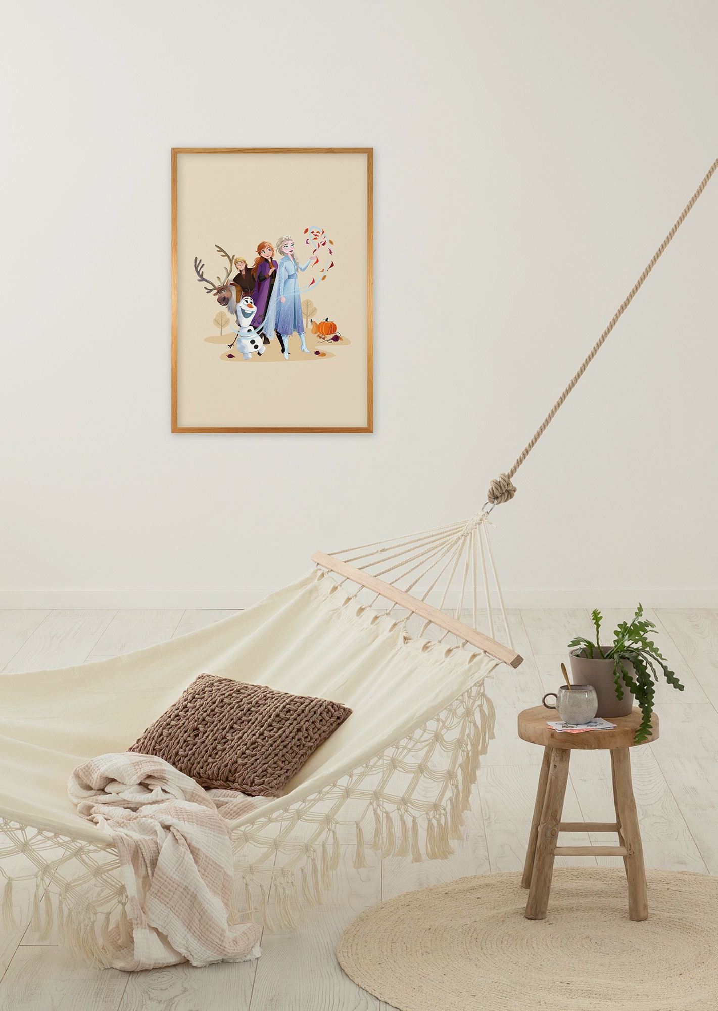 Image of Komar Wandbild "Disney Frozen Autumn Feeling" Disney Set, 1 Stk. tlg. 50 x 70 cm (Breite x Höhe) - Kinderzimmer, Dekoration
