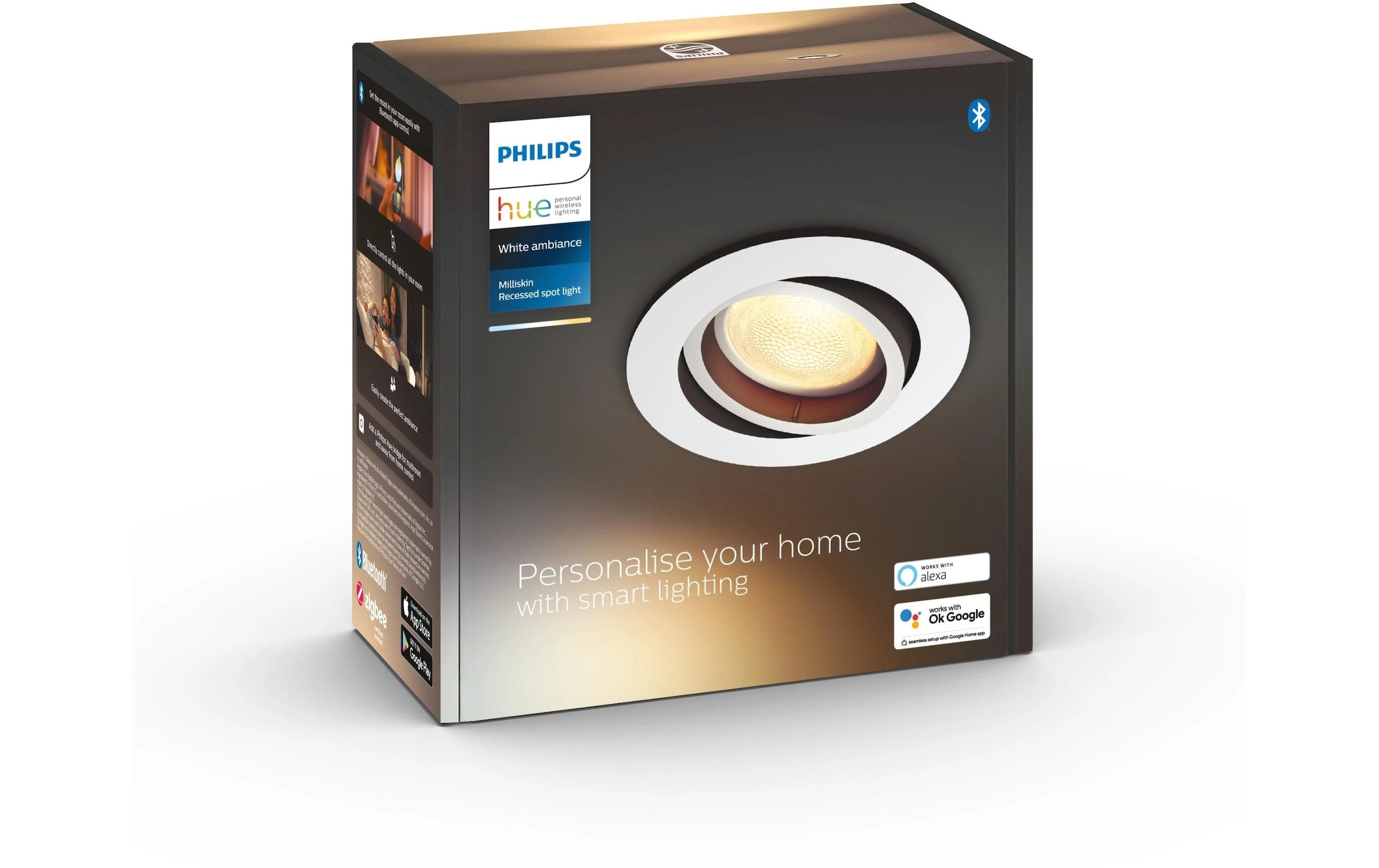 Philips Hue LED Deckenleuchte »Milliskin Rund«