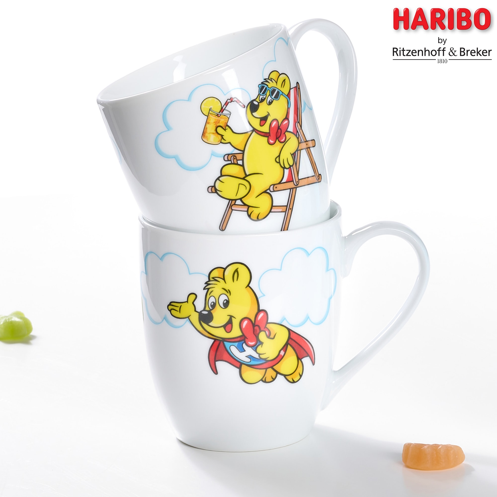 Ritzenhoff & Breker Becher »HARIBO Clouds, Relax, 500 ml« spülmaschinenfest