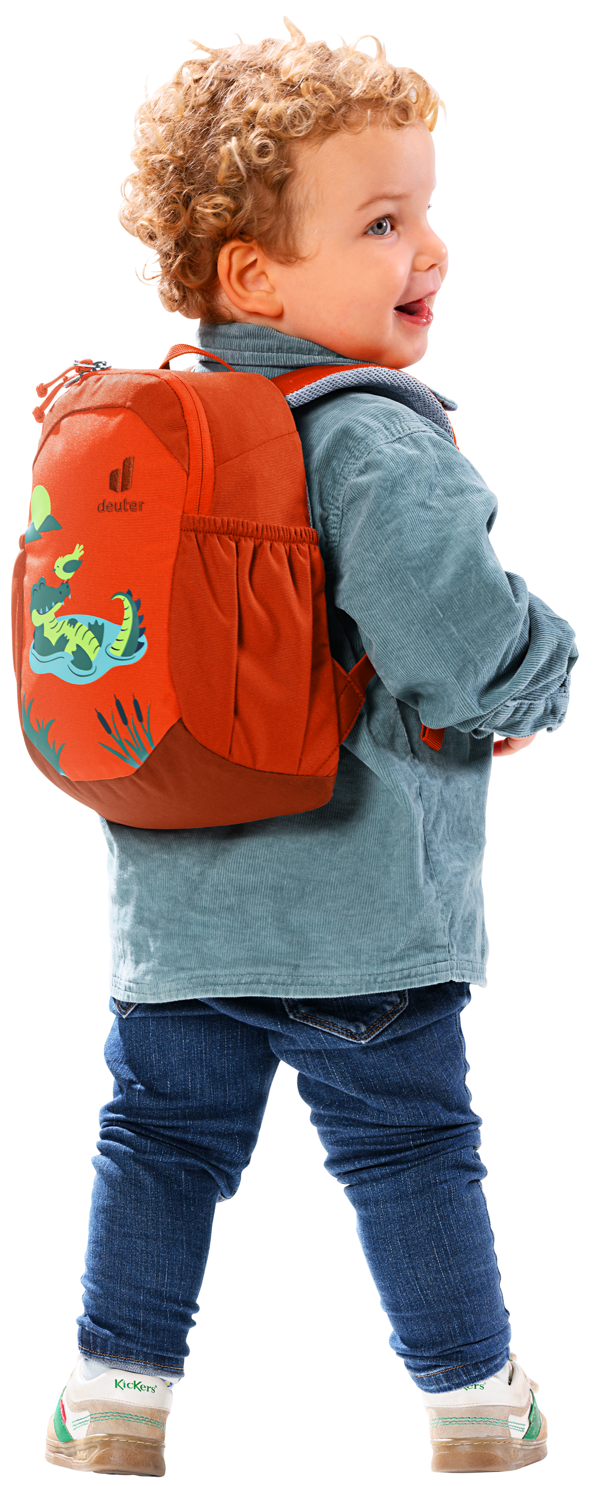 deuter Sac à dos pour enfants »Pico« pour les enfants à partir de 2 ans, avec une étiquette nominative dans l'aménagement intérieur