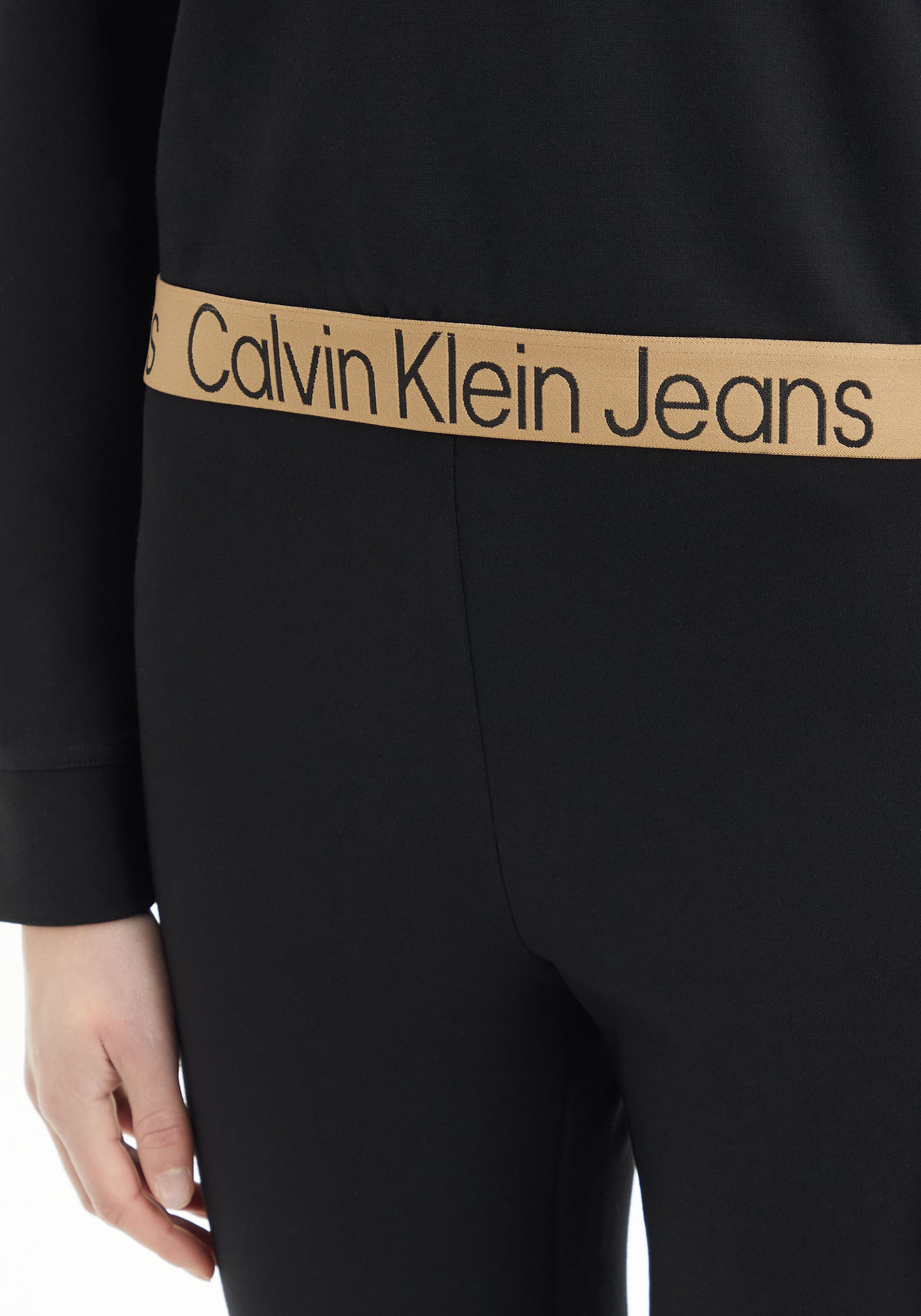 mit Calvin Logoschriftzügen Jeans Klein Klein kaufen TAPE versandkostenfrei Kapuzenshirt ♕ HOODIE«, »LOGO Jeans MILANO Calvin