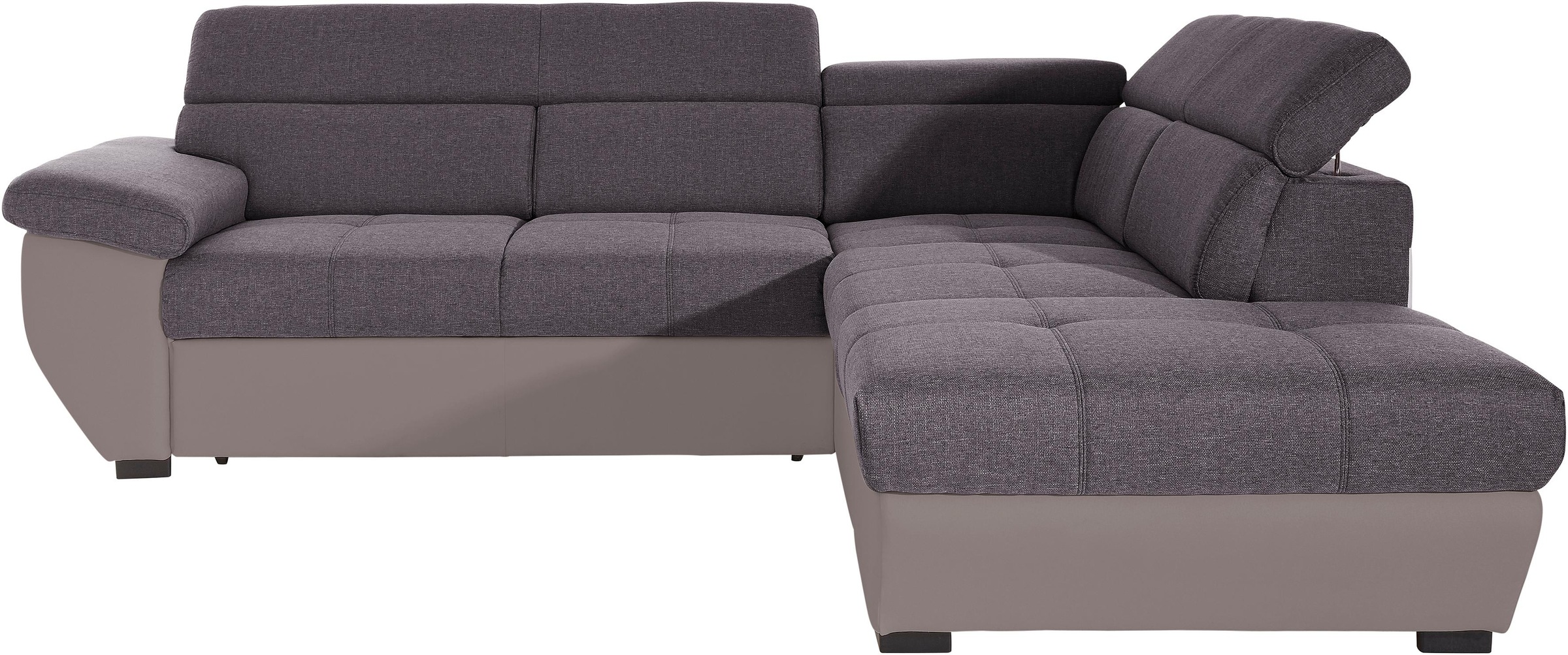 COTTA Ecksofa »Speedway L-Form«, mit Kopfteilverstellung, wahlweise mit Bettfunktion & Bettkasten