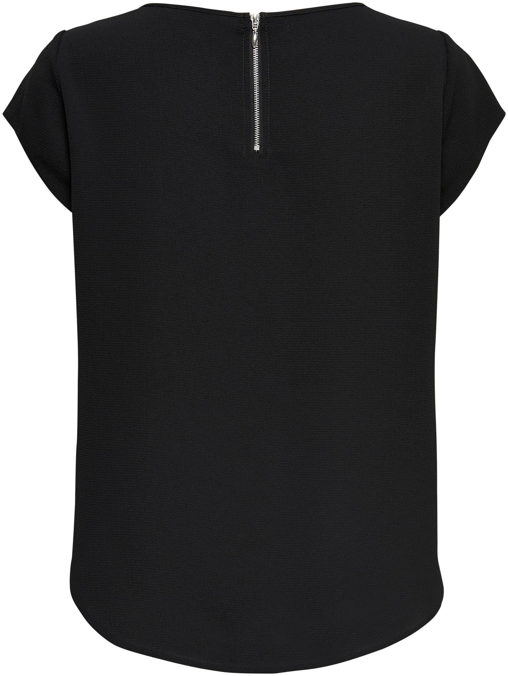 ONLY Kurzarmbluse »ONLVIC S/S SOLID TOP NOOS PTM«