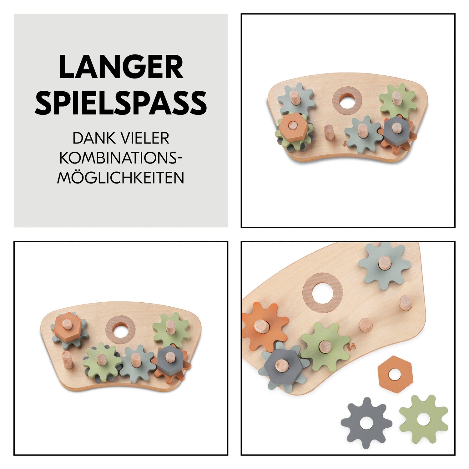 Hauck Motorikbrett »Play Repairing S Gears & Nuts« FSC® - schützt Wald