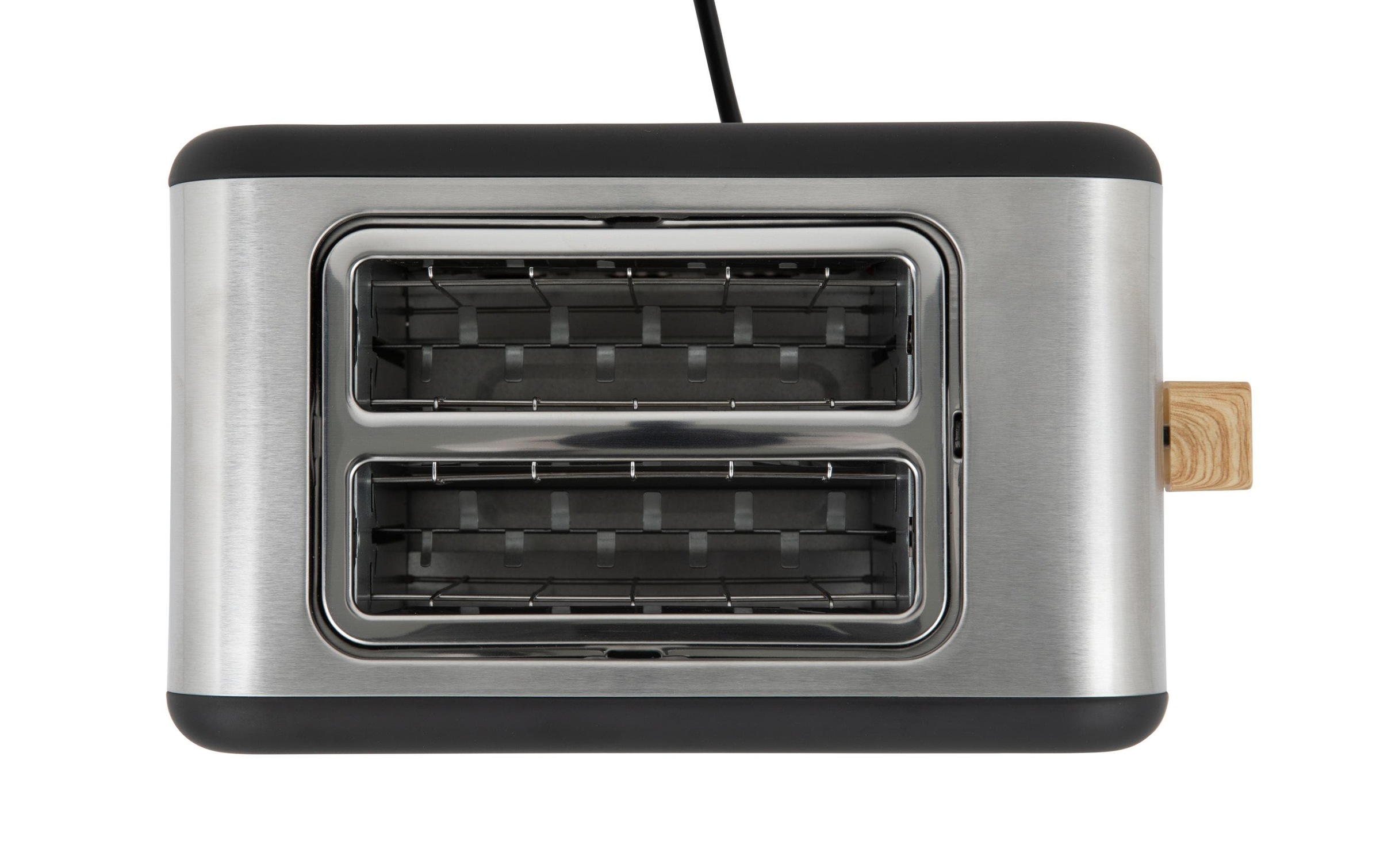 FURBER Toaster »Toaster Schwarz/Holz«, für 2 Scheiben, 850 W