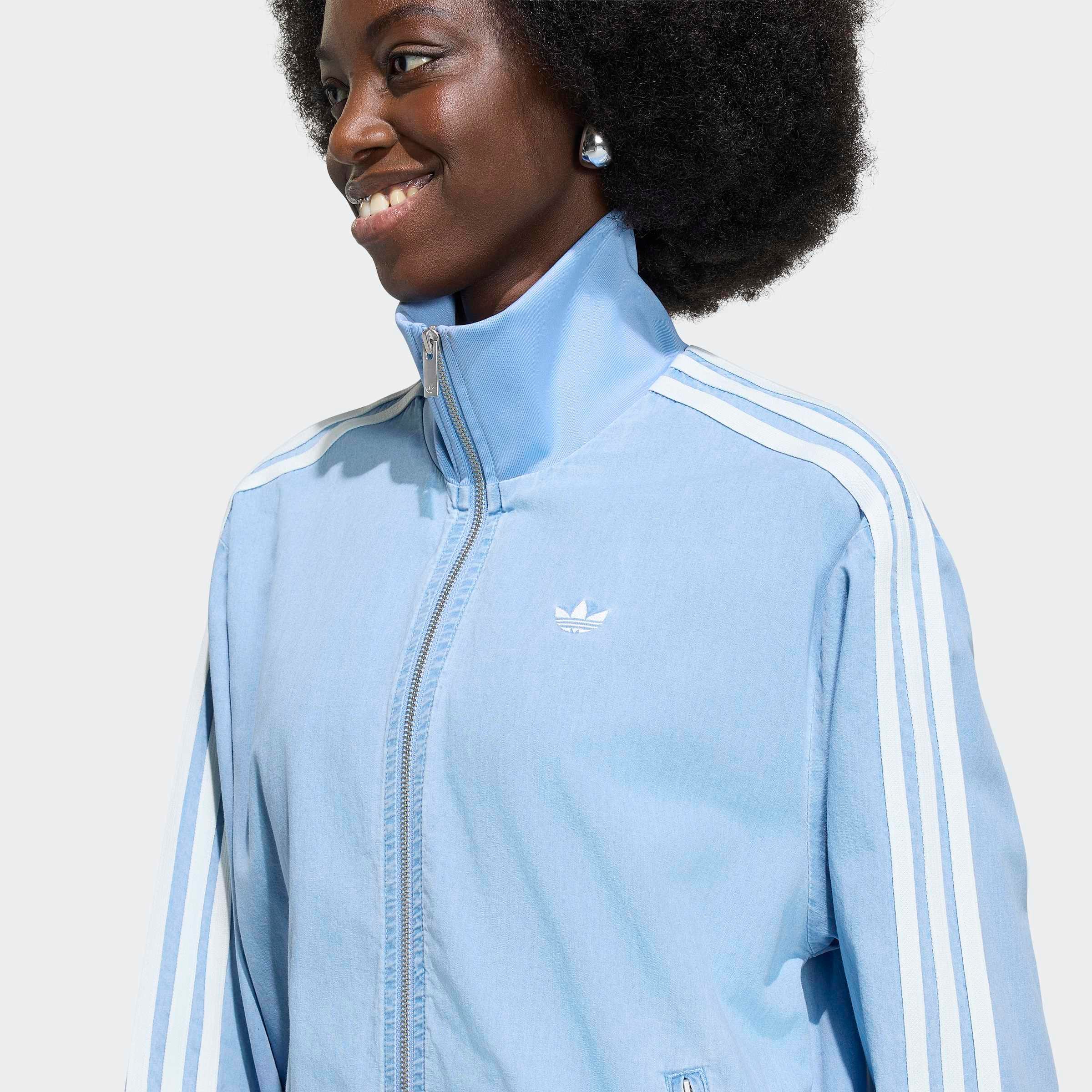 adidas Originals Outdoorjacke »DENIM FB TT« für Erwachsene, mit Reissverschluss, aus Baumwolle