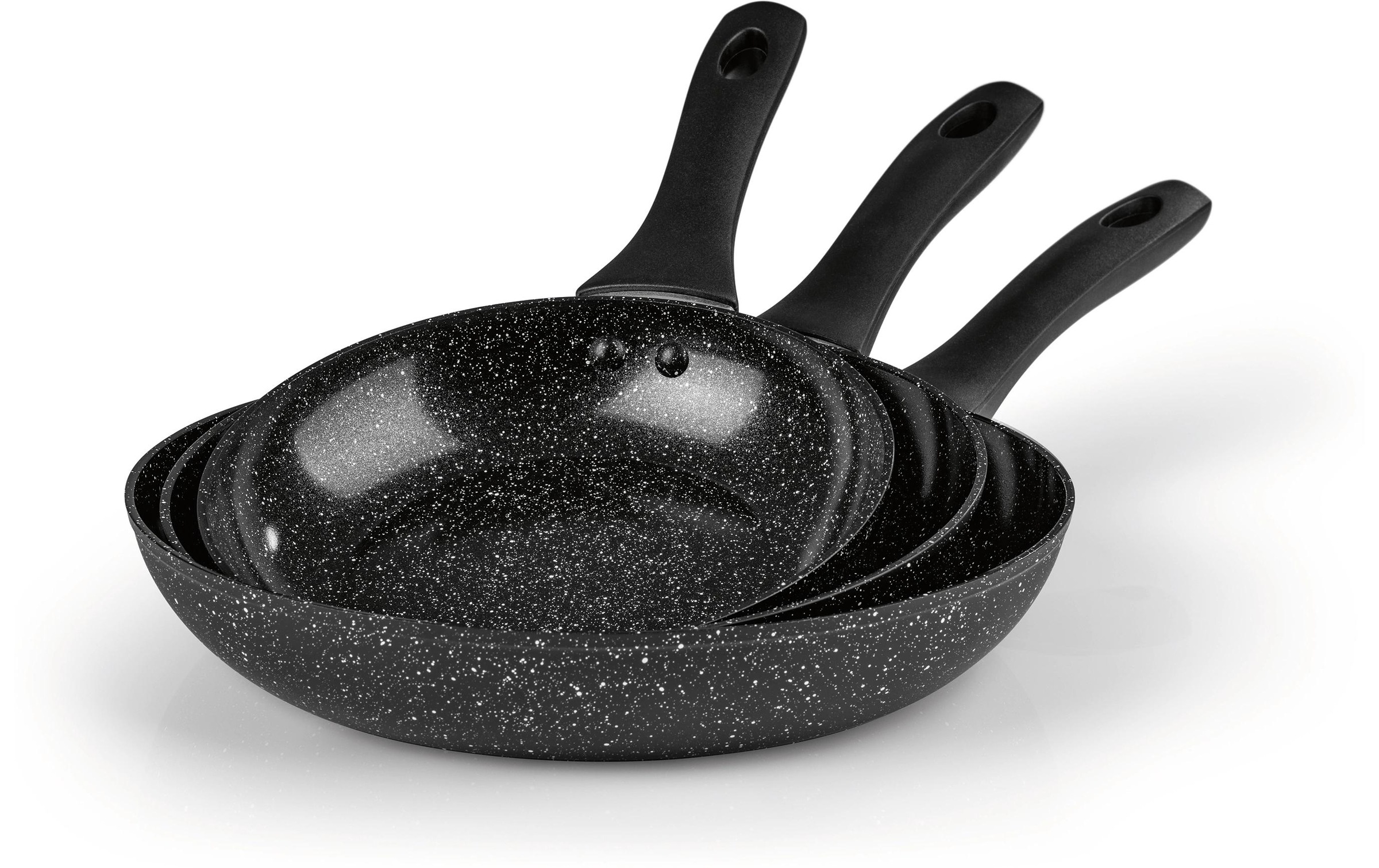 Image of BRATmaxx Bratpfanne "Aluminium Pfannen Set 3 Stück 20 cm/24 cm/28 cm" Aluminium