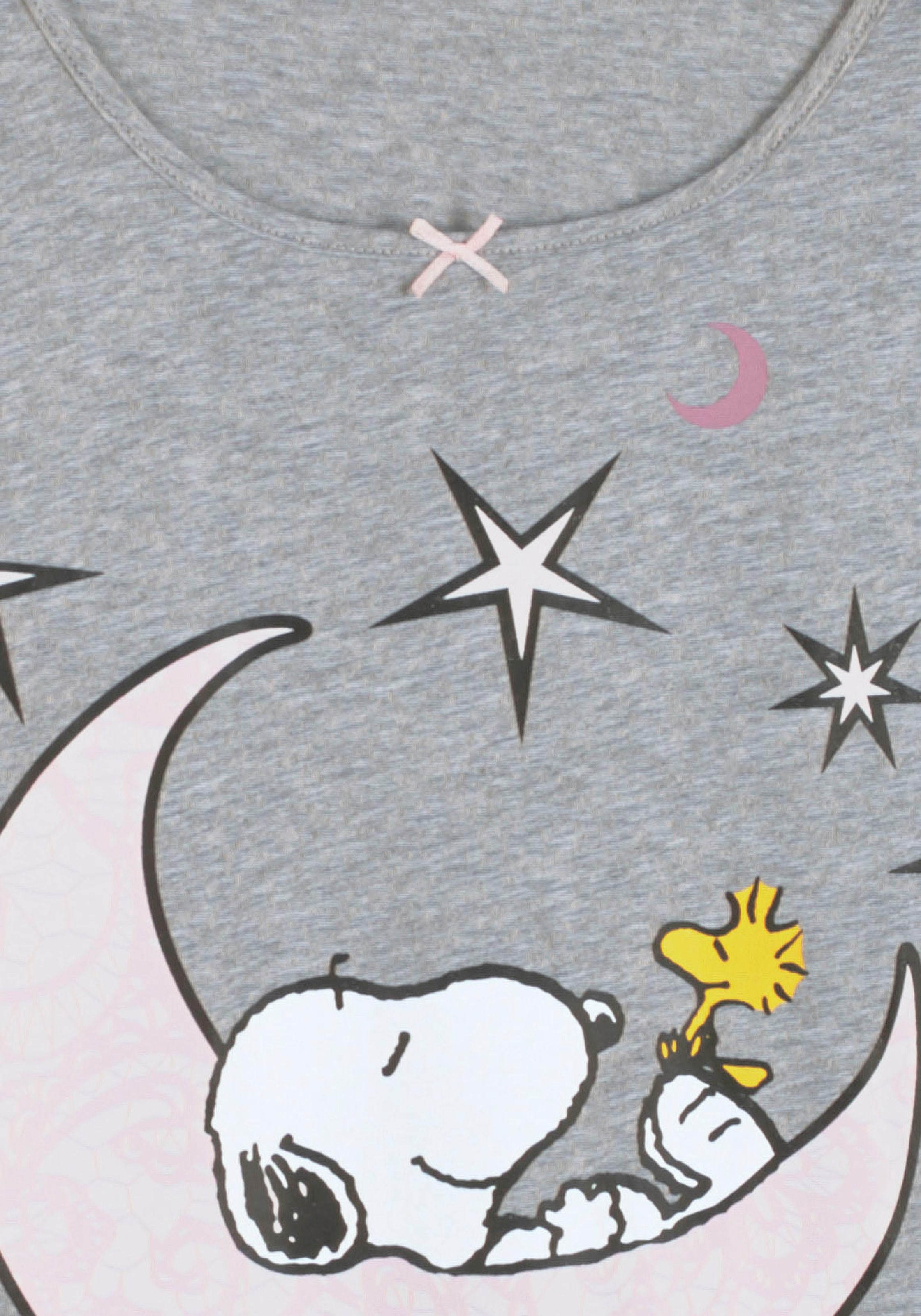 Peanuts Nachthemd, mit Snoopy-Print und auf versandkostenfrei Kräuselsäumen