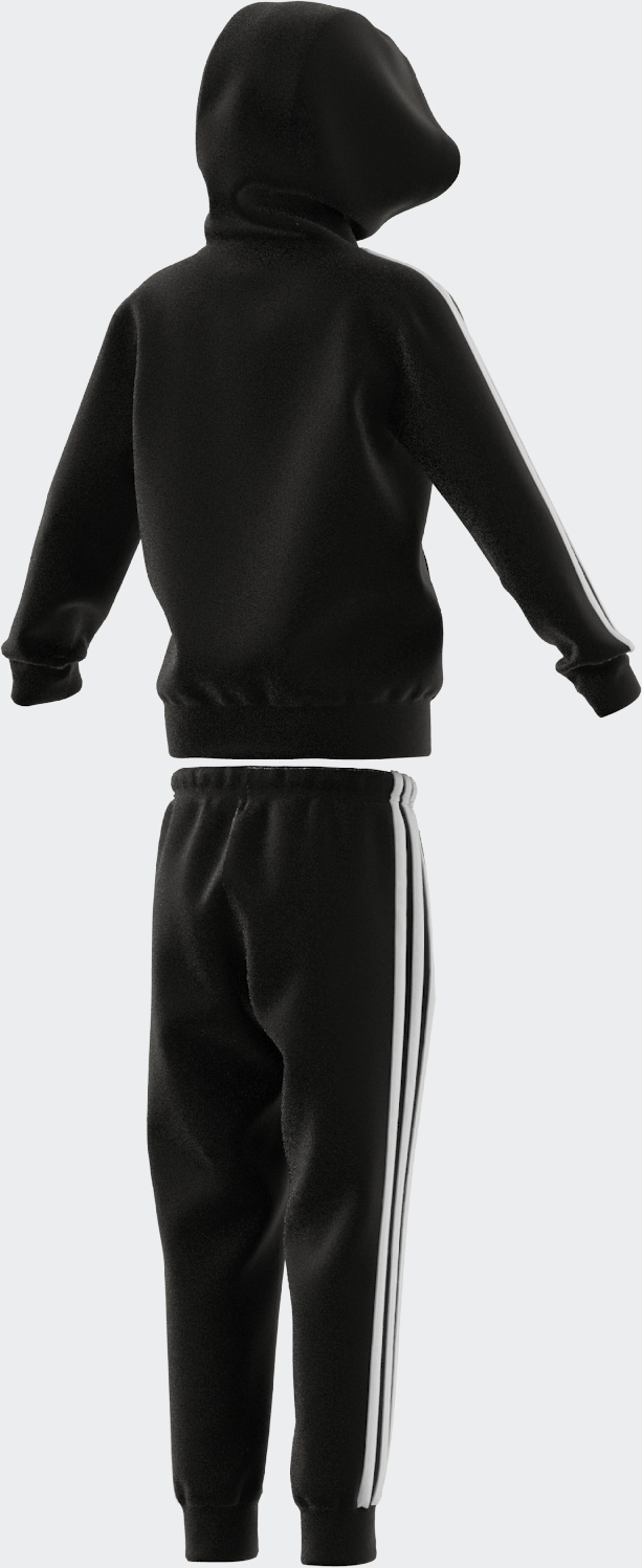 adidas Sportswear Trainingsanzug »ESSENTIALS 3-STREIFEN SHINY«, (2 tlg.)