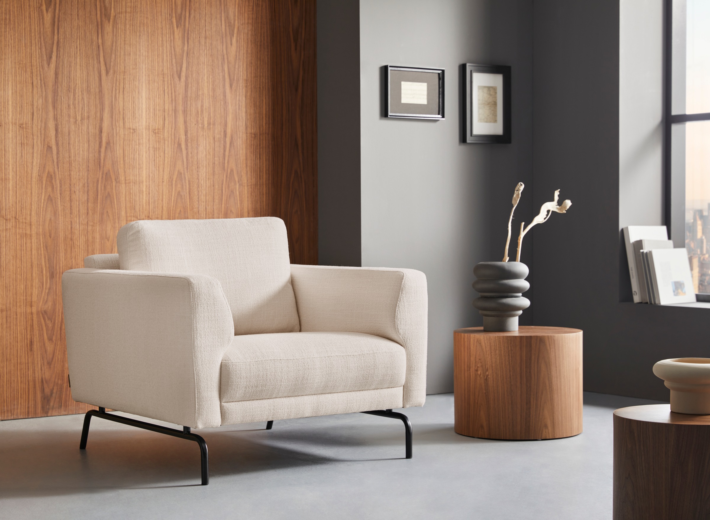 Image of Places of Style Sessel »Greeley«, mit schwarzen Metallfüssen bei Ackermann Versand Schweiz