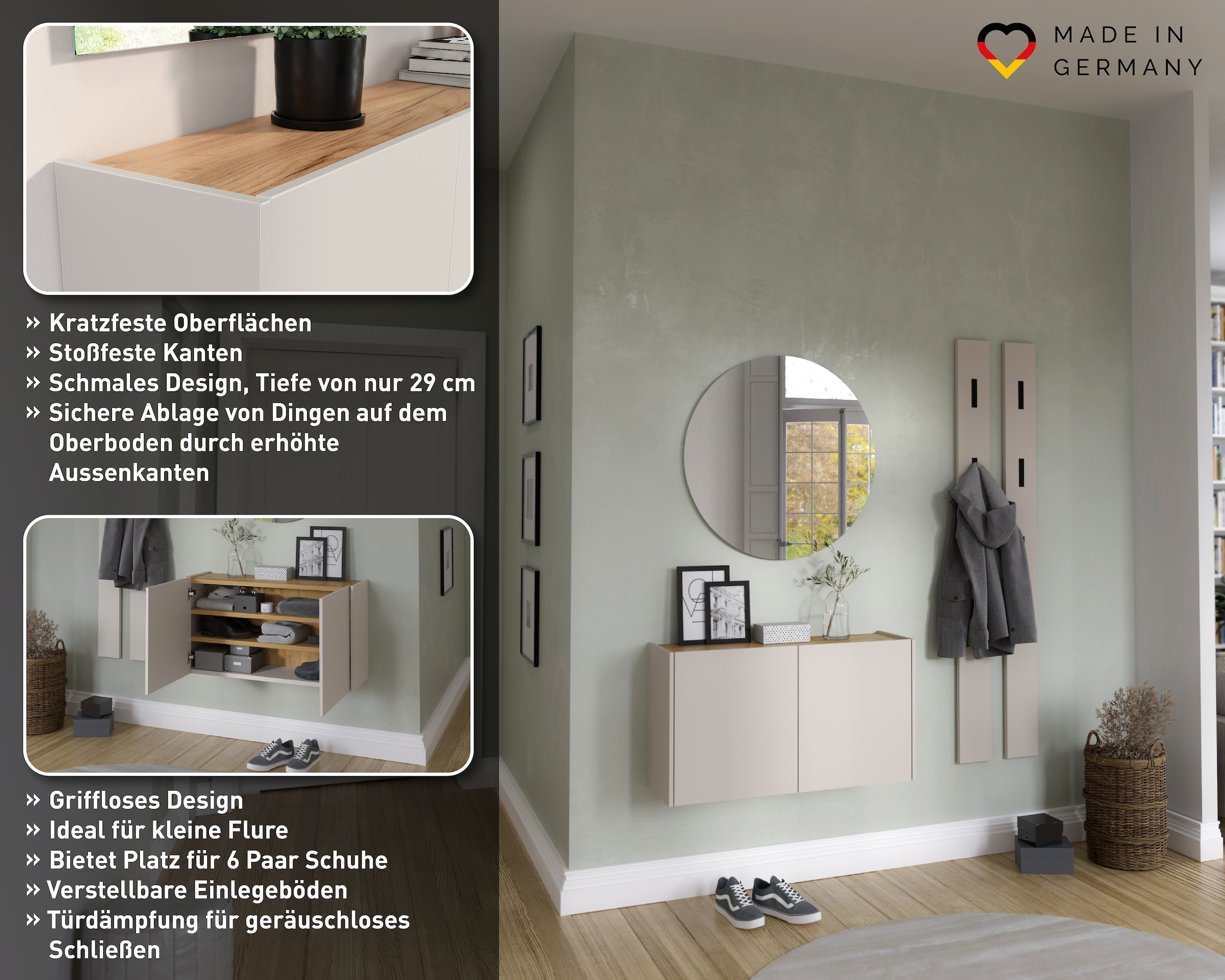 GERMANIA Ensemble de vestiaires »GW-Libbiano« 2 cuis tlg.