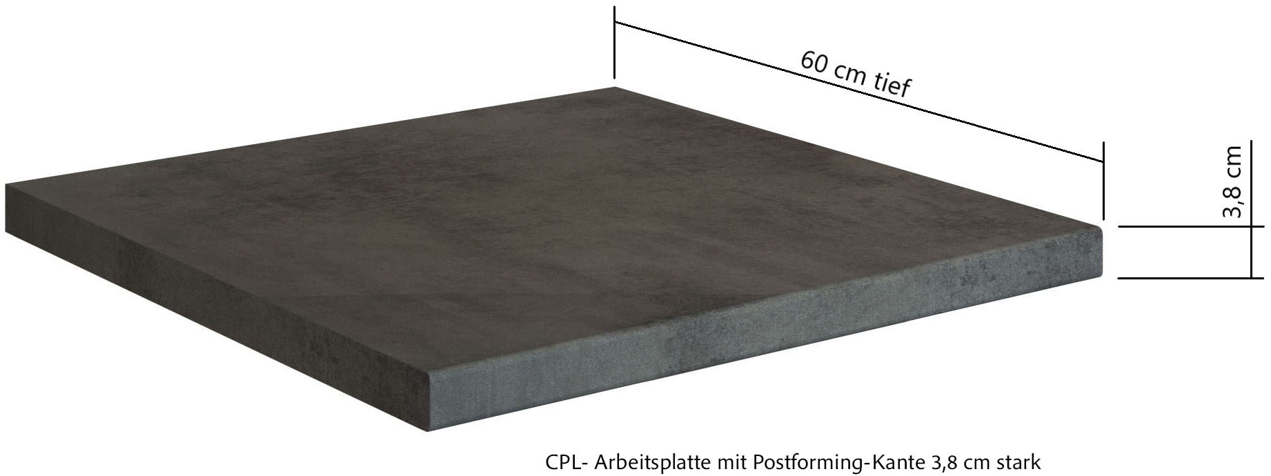 KOCHSTATION »KS-Lagos, Breite 300 cm, wahlweise mit E-Geräten« GK-oder Induktionskochfeld, Spüle in edelstahl oder schwarz