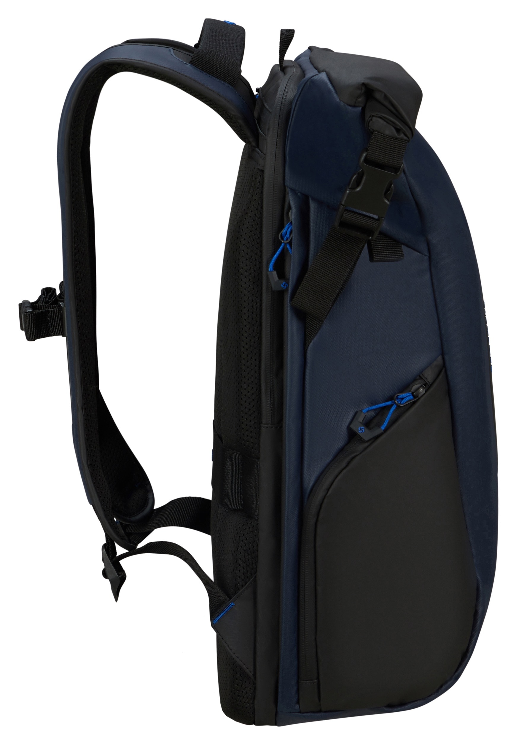 Samsonite Reiserucksack »ECODIVER L« Freizeitrucksack Laptoprucksack Trolleyaufstecksystem Rolltop Backpack