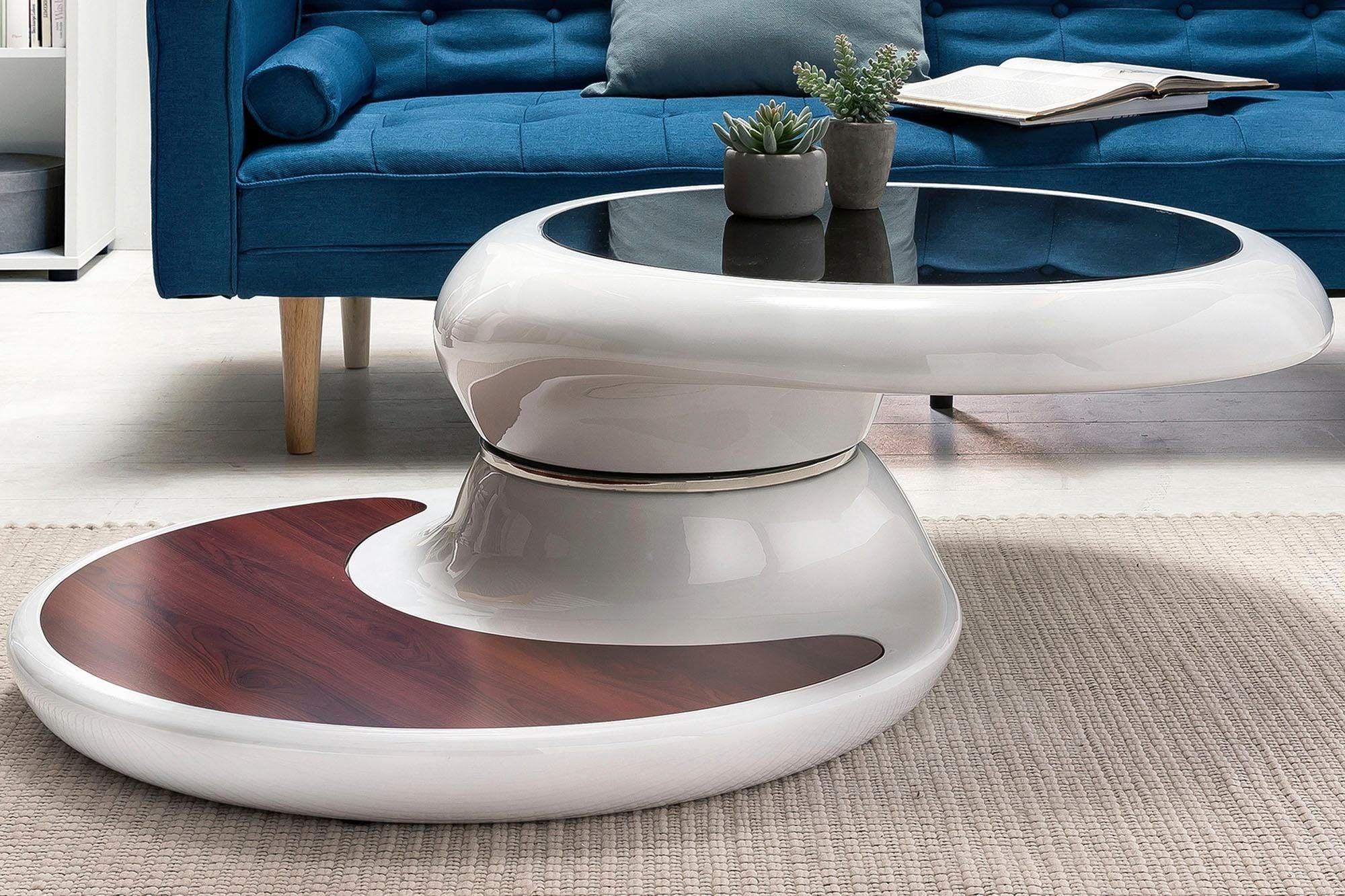 SalesFever Couchtisch, Tischplatte kaufen 360° um drehbar