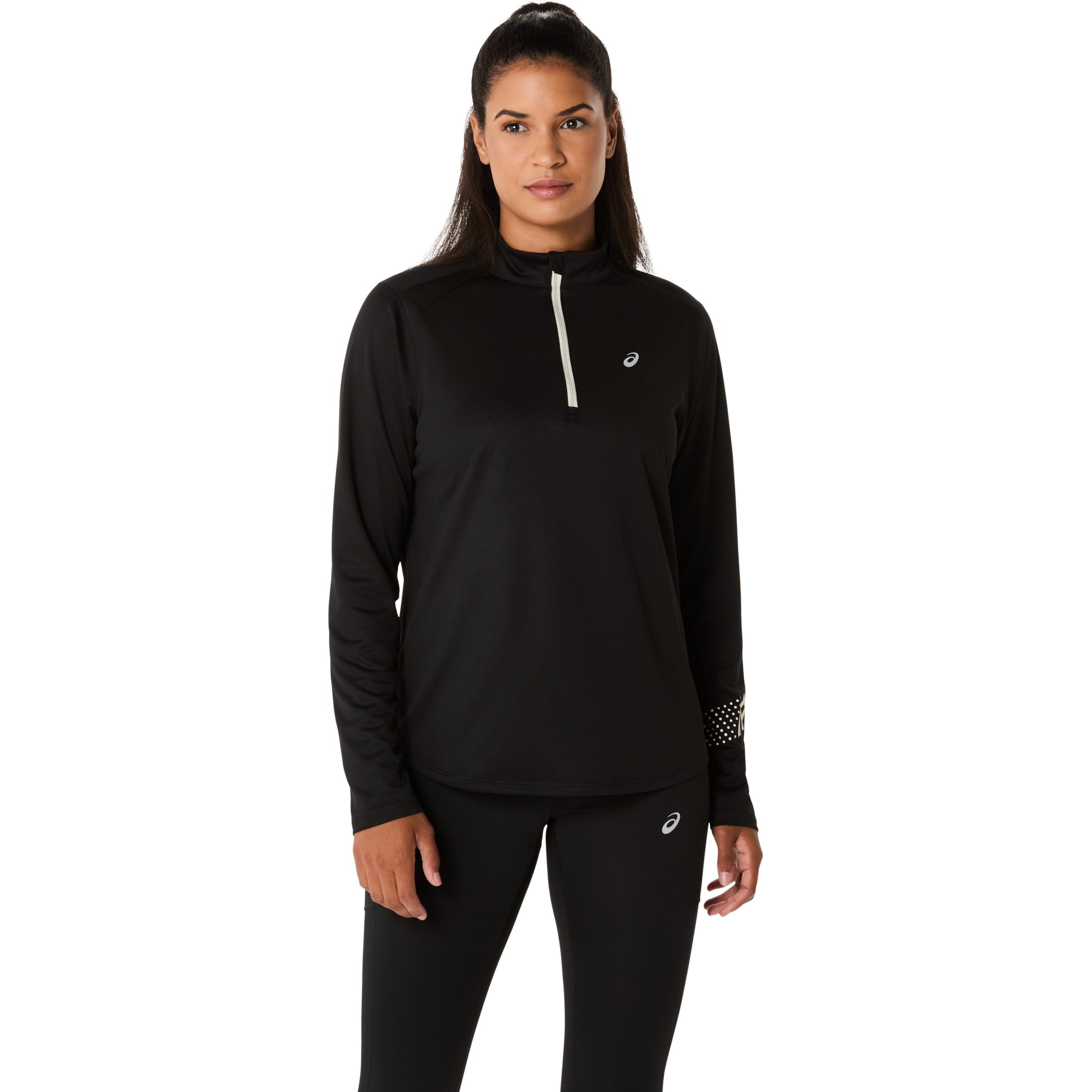 Image of Asics Laufshirt "ASICS ICON 1/2 ZIP LS TOP"