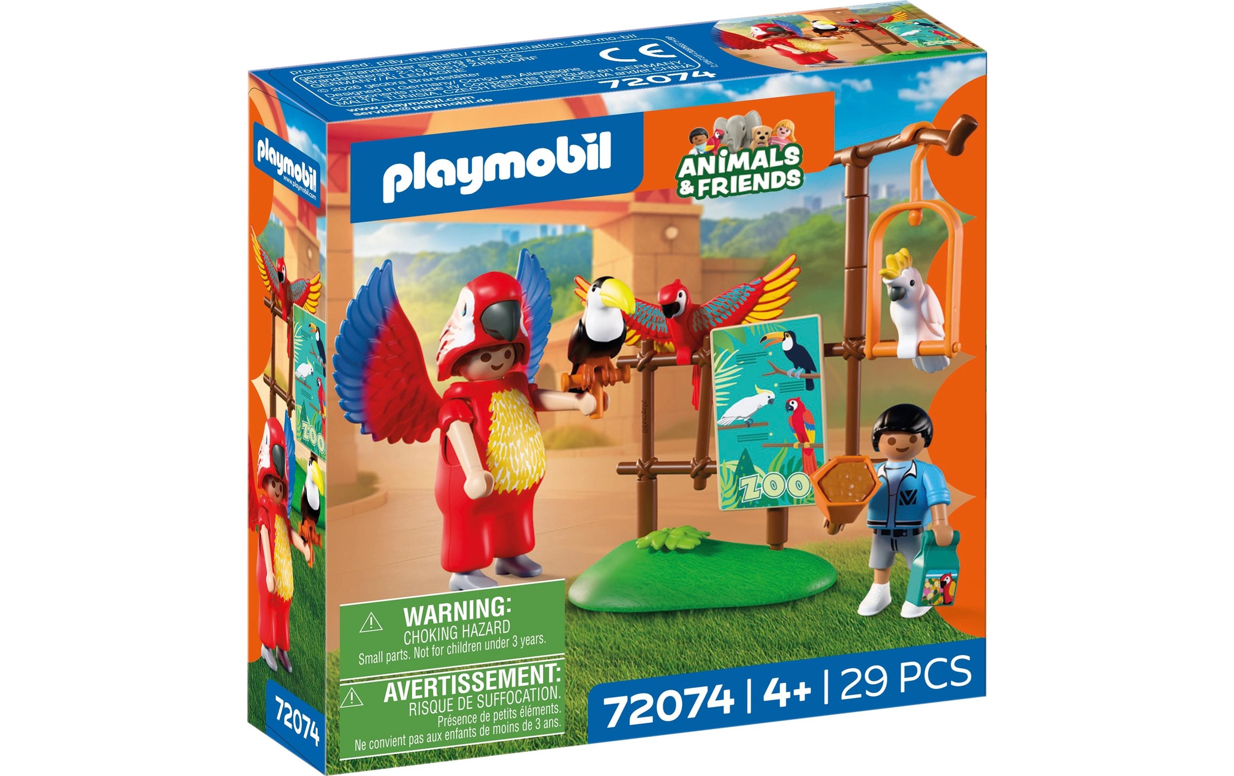 Playmobil® Jeu de construction »Zoo: Maskottchen (72074), Animals & Friends«