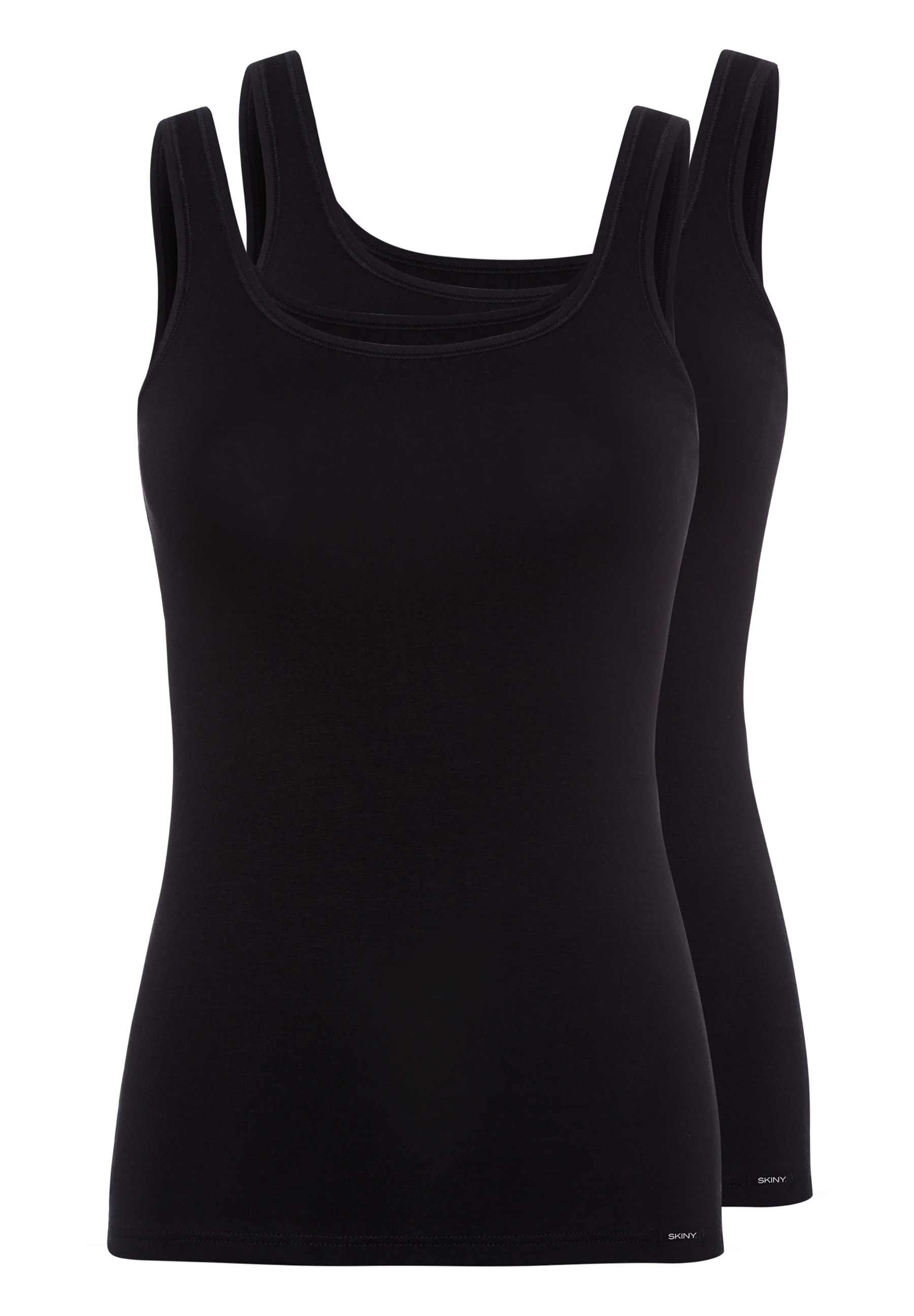 Image of Skiny Unterhemd "Cotton Advantage" 2er Pack, bequem, weich, basic, eng, Baumwollmix