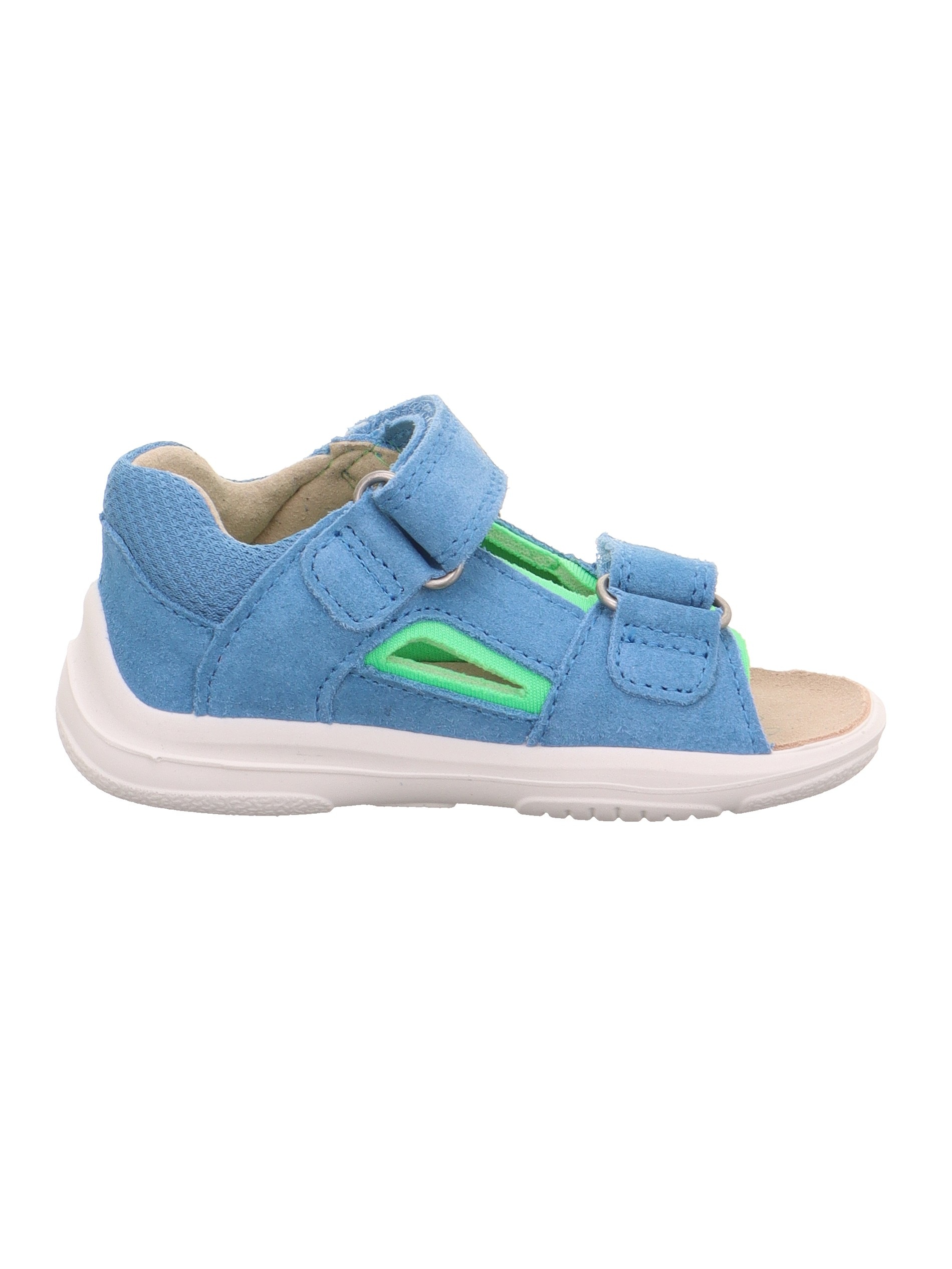 Superfit Sandale »NINO WMS: mittel«  chaussure à scratch, bord de tige rembourré, gabarit de taille à télécharger