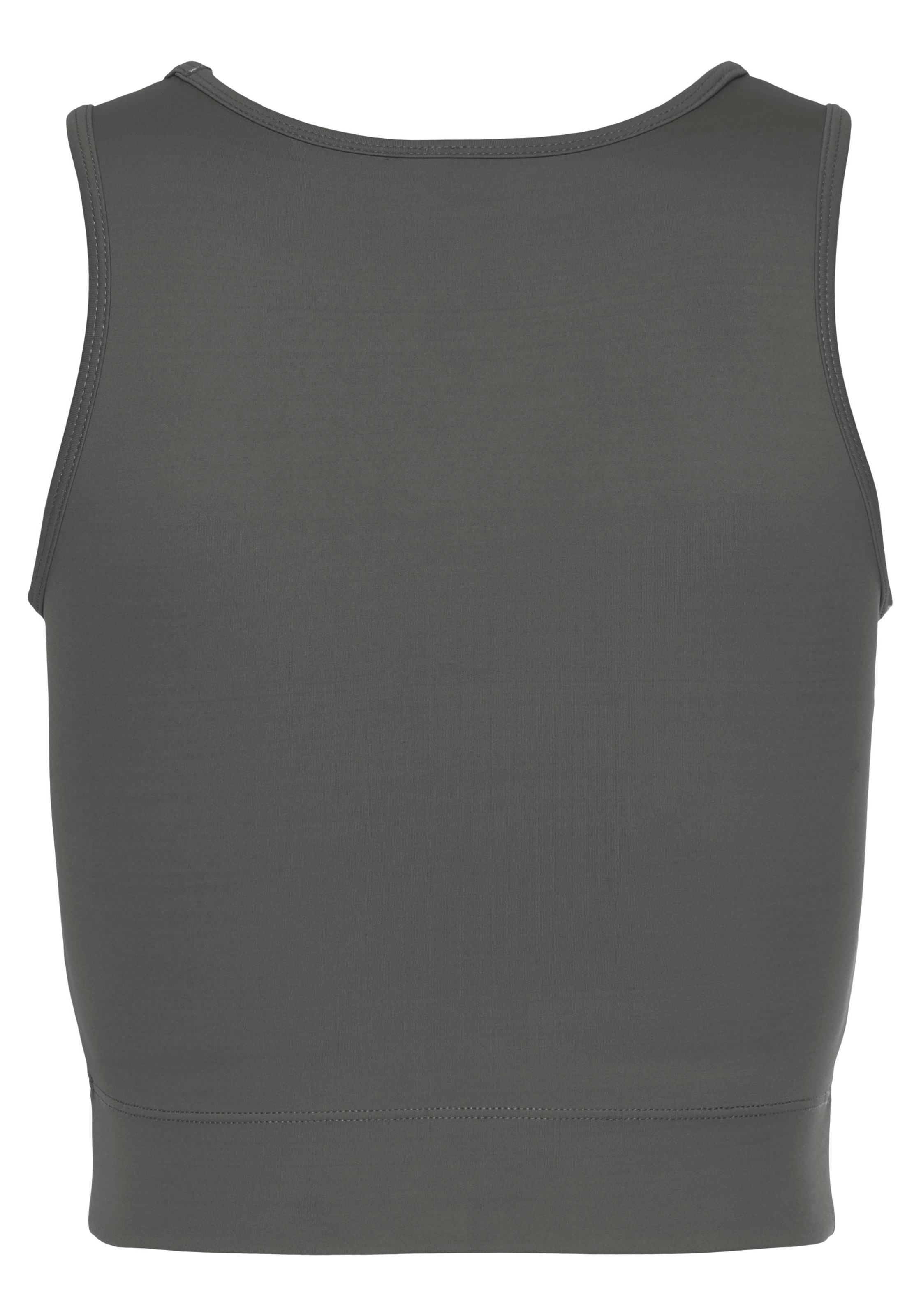 LASCANA ACTIVE Crop-Top »-Sport Top«, mit Raffung und Mesheinsätze