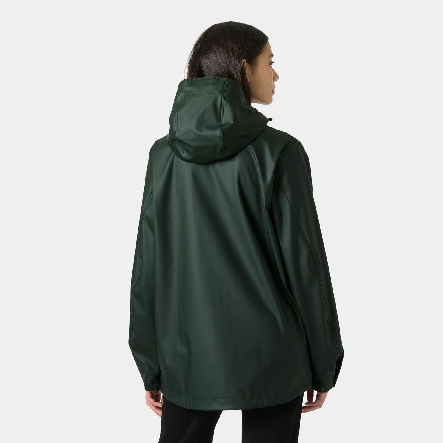 Helly Hansen Veste de pluie »W MOSS JACKET« avec capuche avec col montant, coupe-vent, tissu PU imperméable