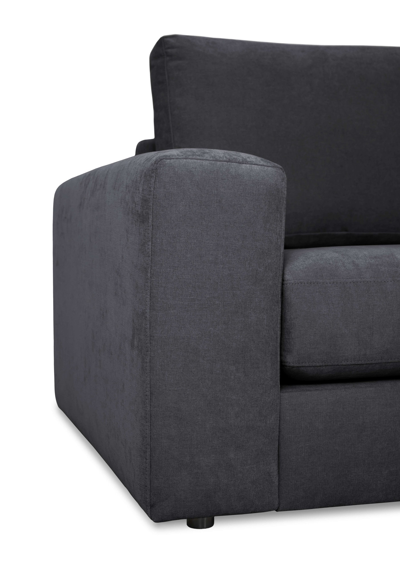 GOODproduct Canapé d'angle »Nivette, weiches Chenille« Breite 269 cm, L-Form, bodentief, mit Wellenunterfederung