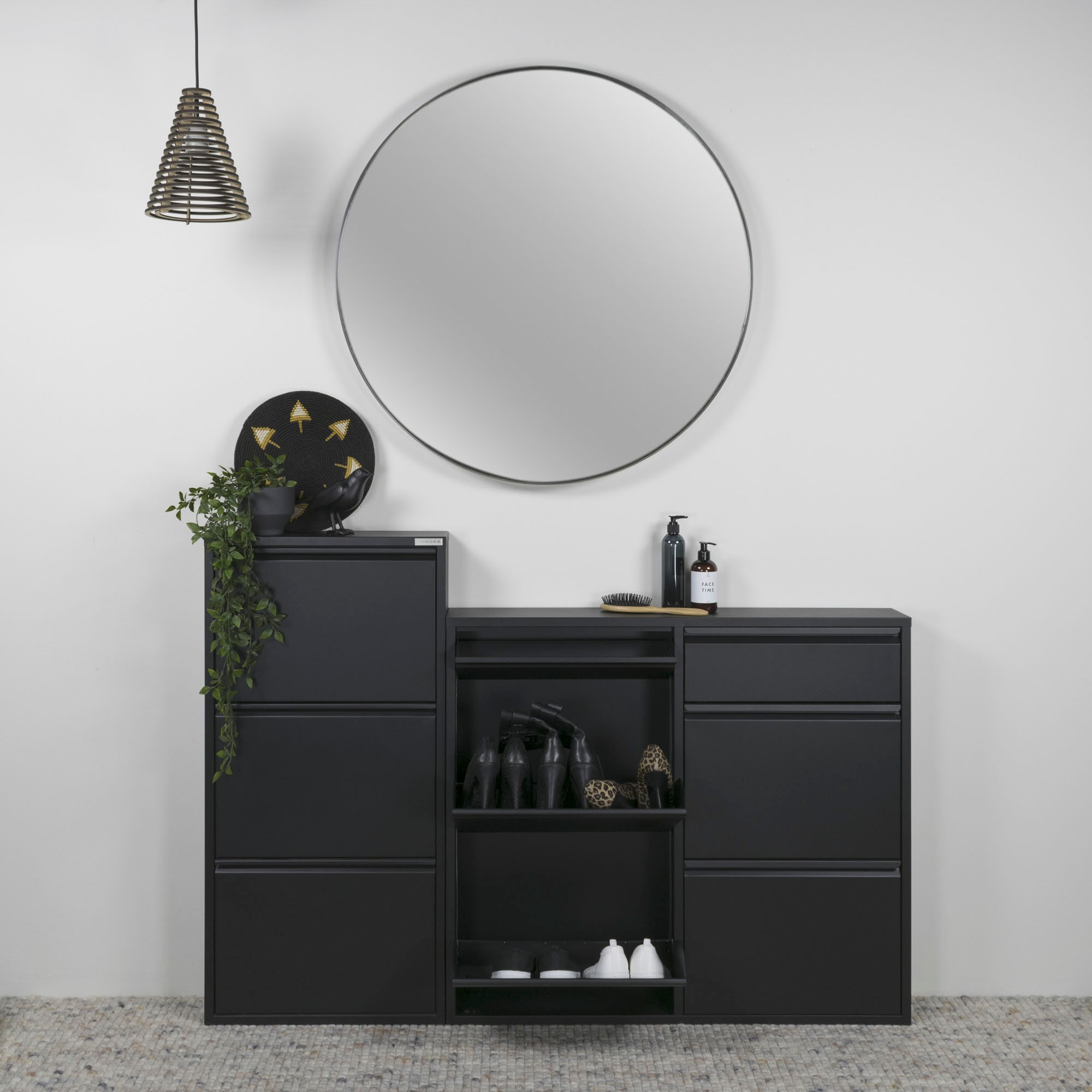 Spinder Design Armoire à chaussures »Billi« métal, largeur 98 cm