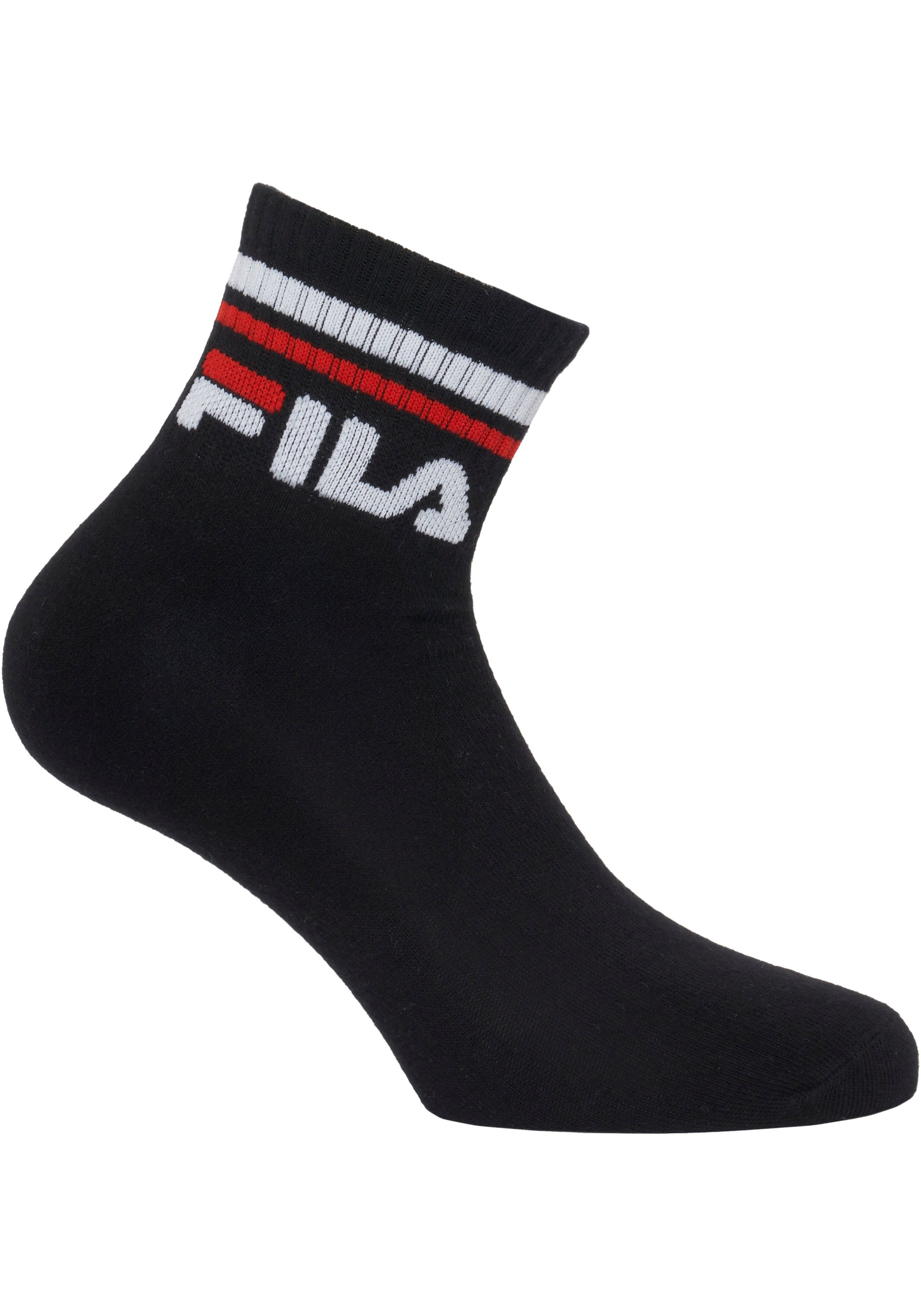 Fila Sportsocken, (6er Pack), mit Logo-Schriftzug