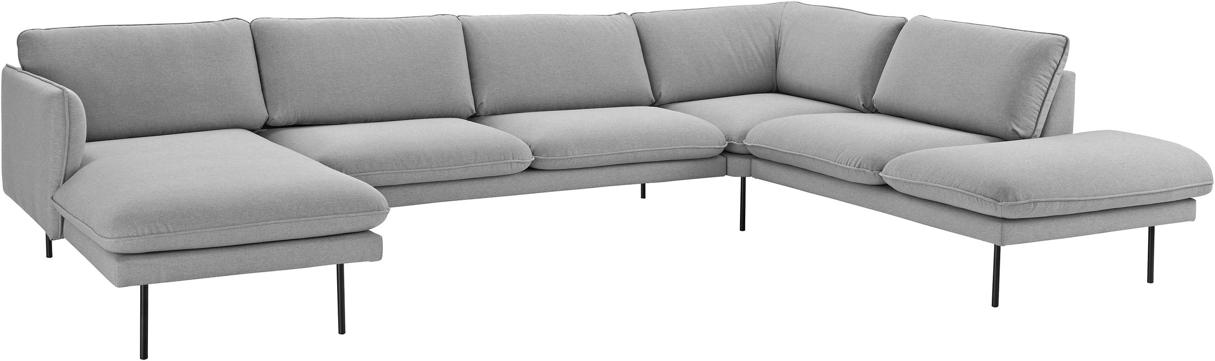 Image of COUCH♥ Wohnlandschaft »Levon«, in moderner Optik, mit Metallbeinen, COUCH Lieblingsstücke bei Ackermann Versand Schweiz