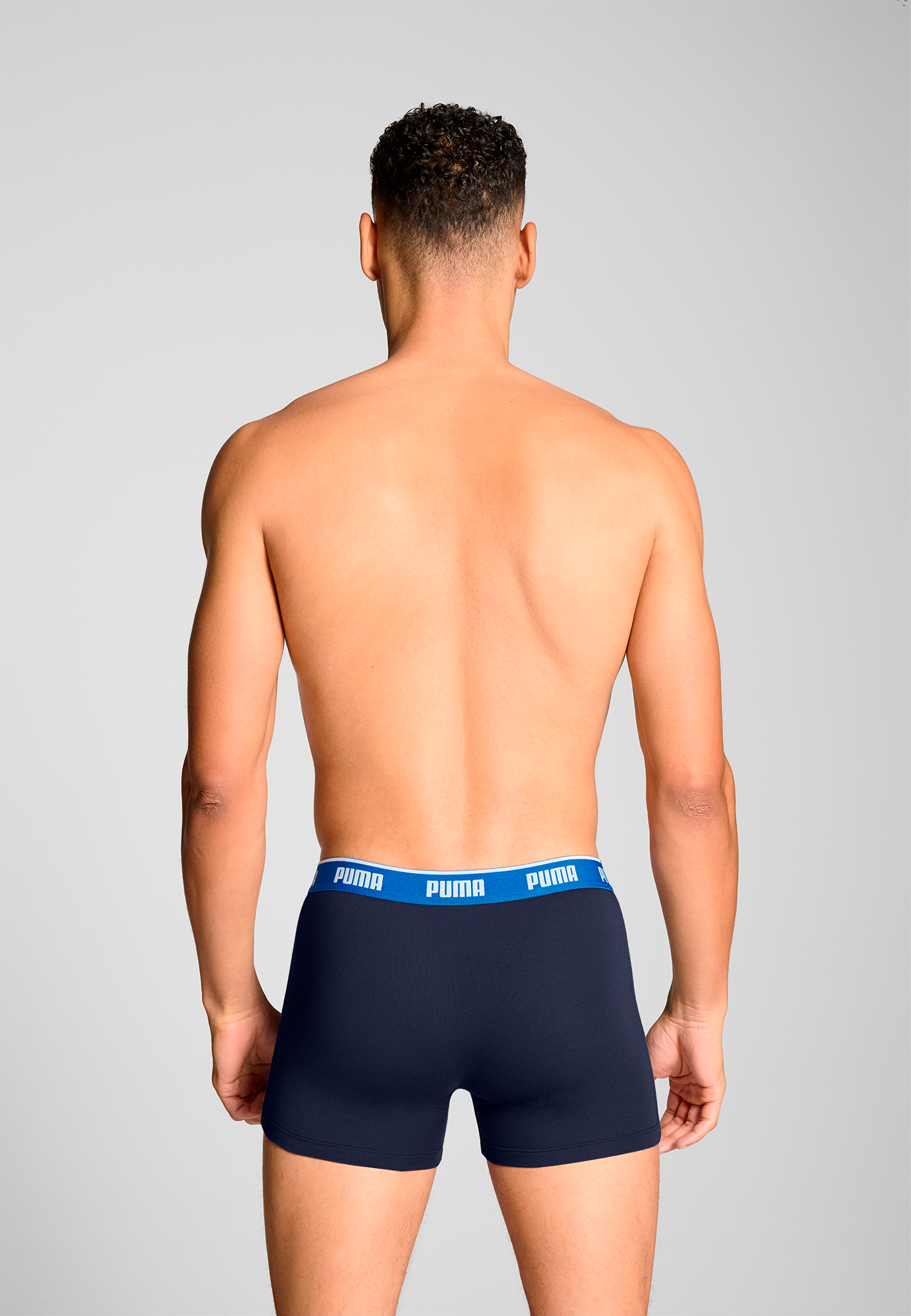 PUMA Boxershorts »PUMA MEN EVERYDAY BASIC BOXERS 3P« 3er Pack,  Komfortabler elastischer Logobund