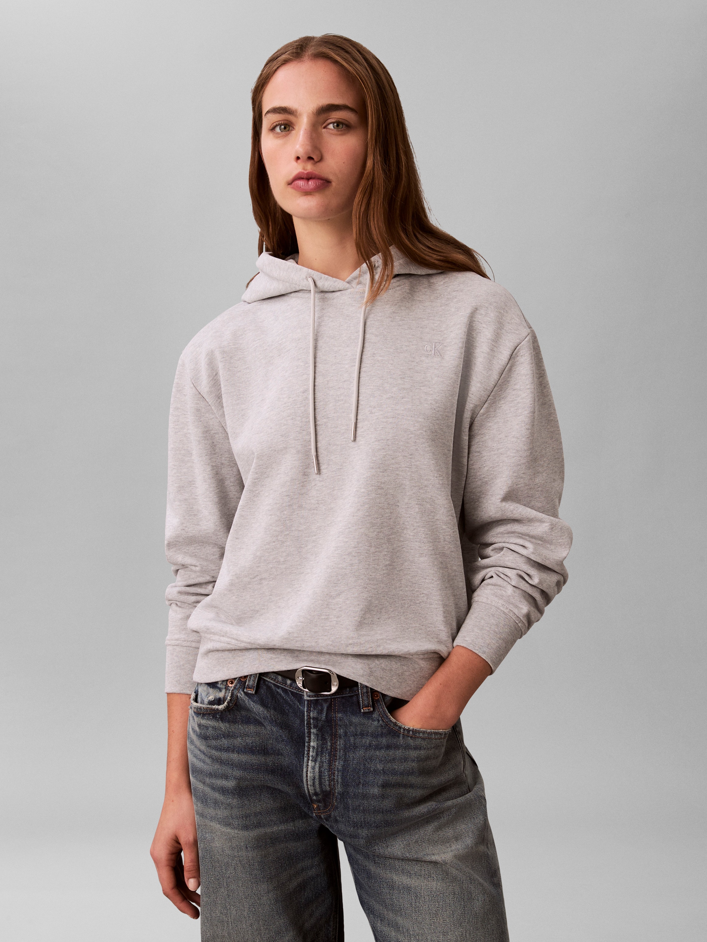 Calvin Klein Jeans Sweat à capuche »LS ARCHIVE TERRY PO HOOD«, Mit Rundhalsausschnitt
