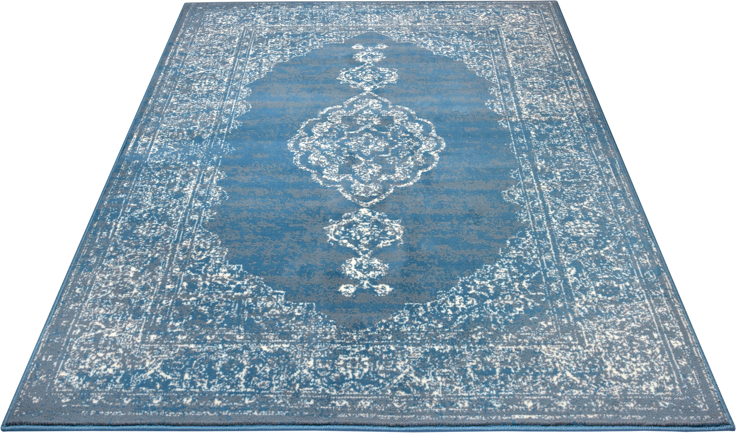 Image of HANSE Home Teppich »Meridional«, rechteckig, 9 mm Höhe, Weicher Flor, Orient Design, ringsum gekettelt, strapazierfähig, pflegeleicht, Wohnzimmer, Schlafzimmer, Büro, aus der EU bei Ackermann Versand Schweiz