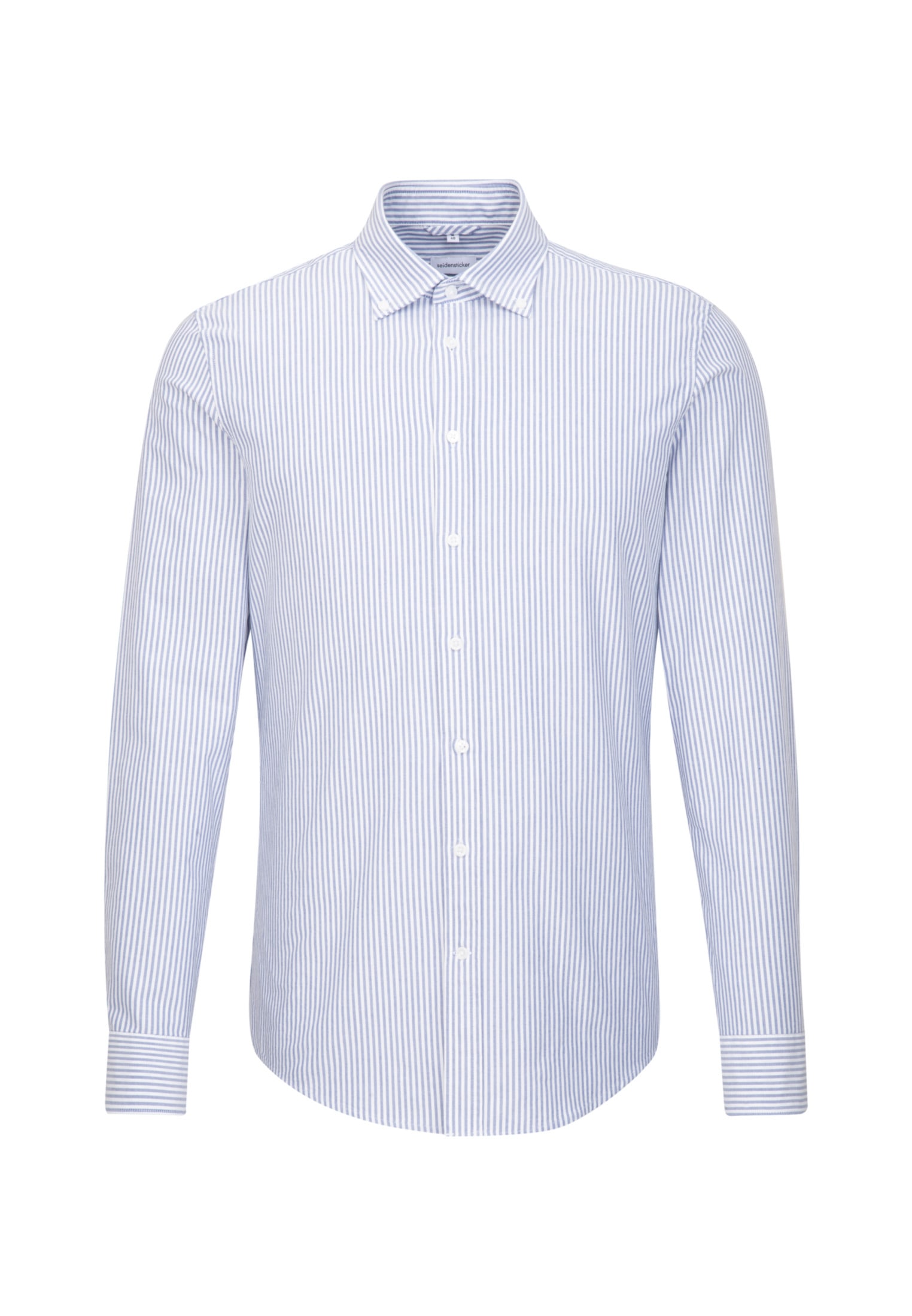 seidensticker Businesshemd »Shaped« Shaped Langarm Button-Down-Kragen Streifen
