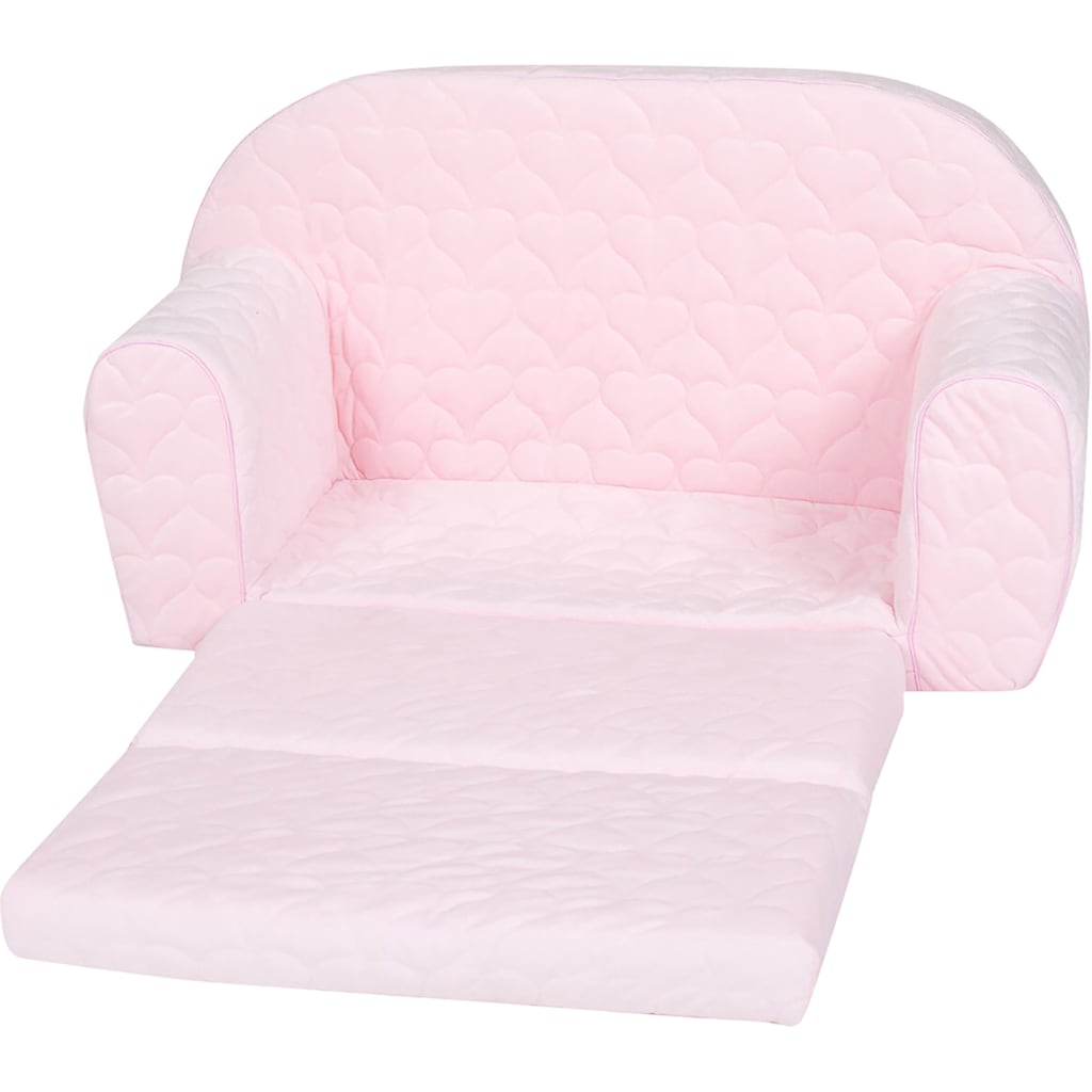 Knorrtoys® Sofa »Cosy, Heart Rose«, für Kinder; Made in Europe
